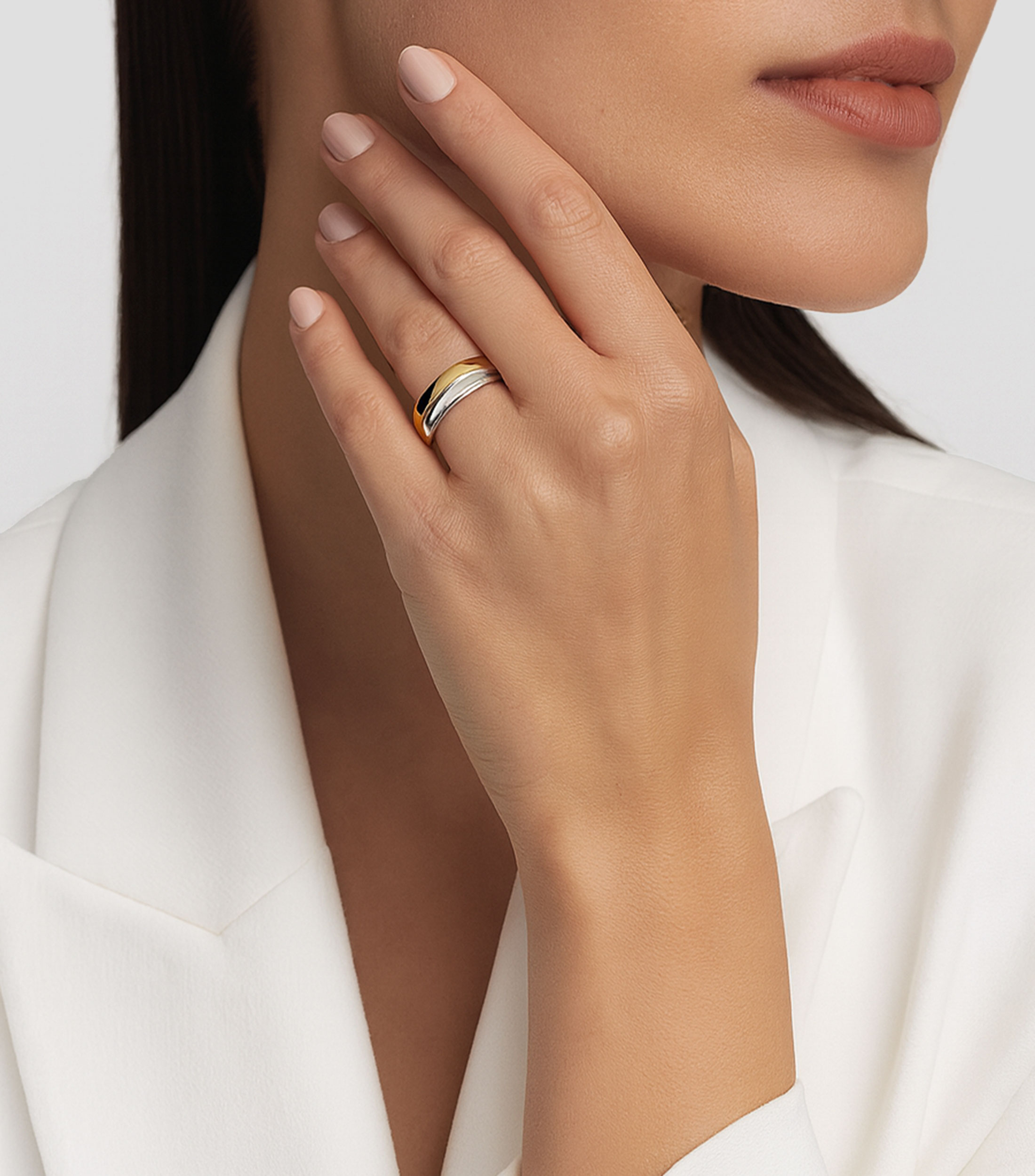 Anillo Cantino en plata .925 Mujer