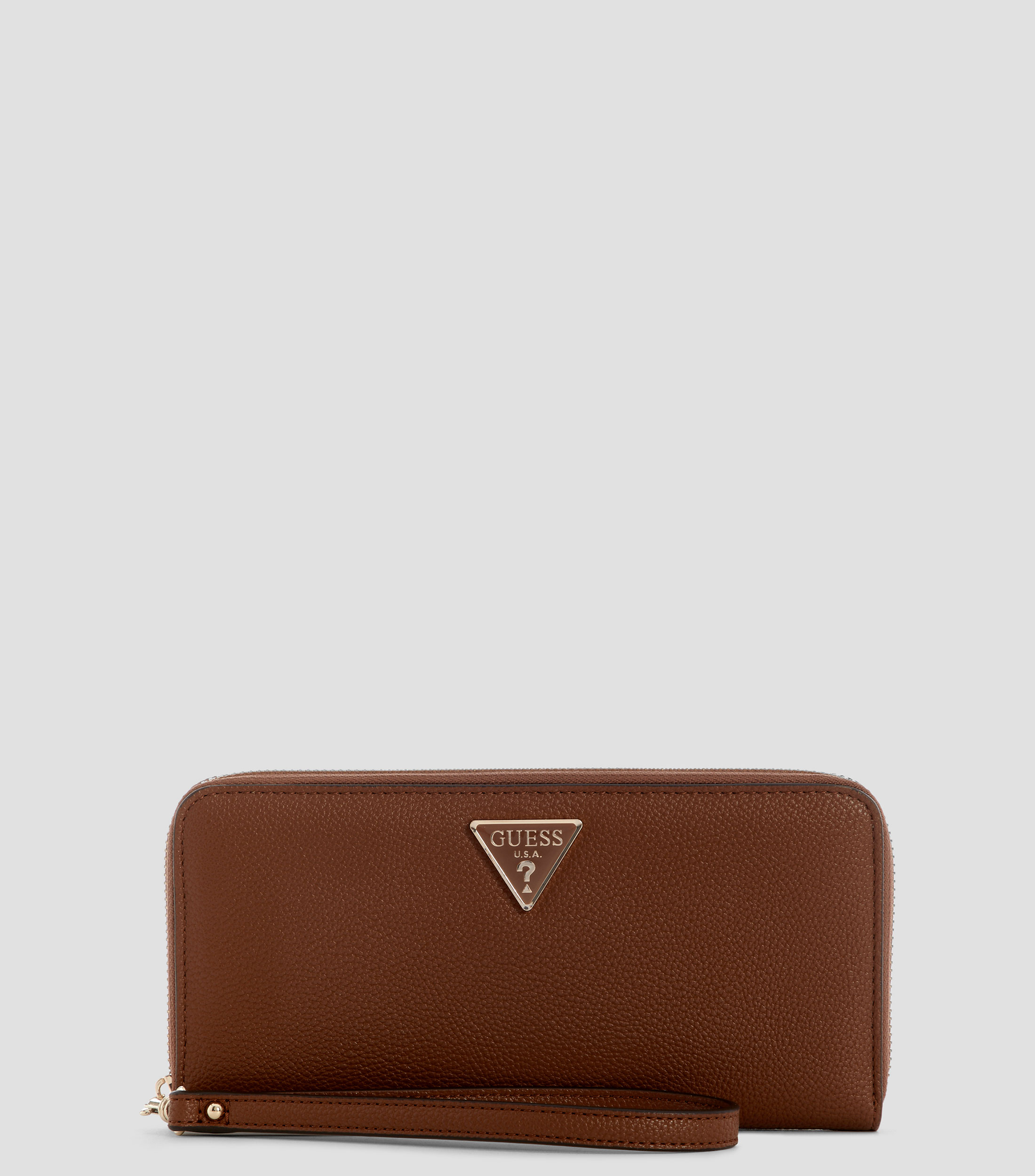 Cartera café Lucci sólida Mujer