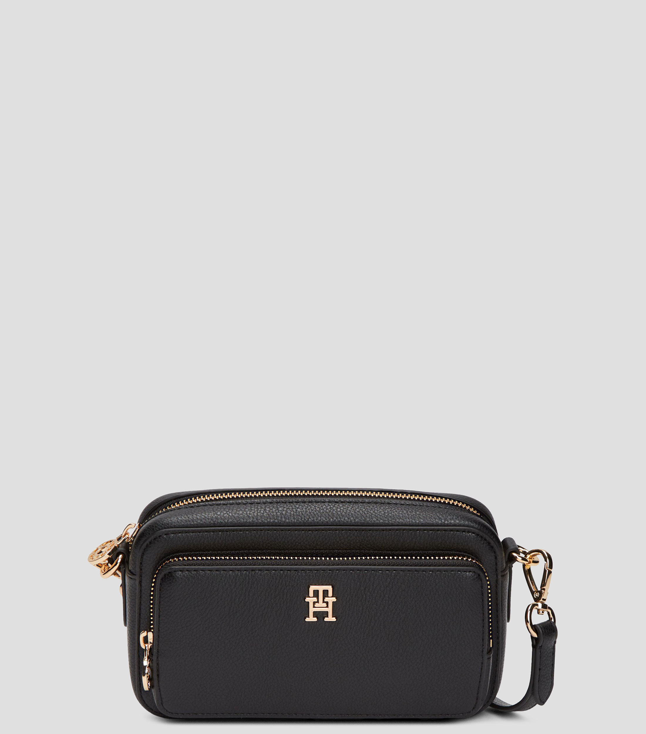 Bolsa crossbody negra Icon lisa Mujer