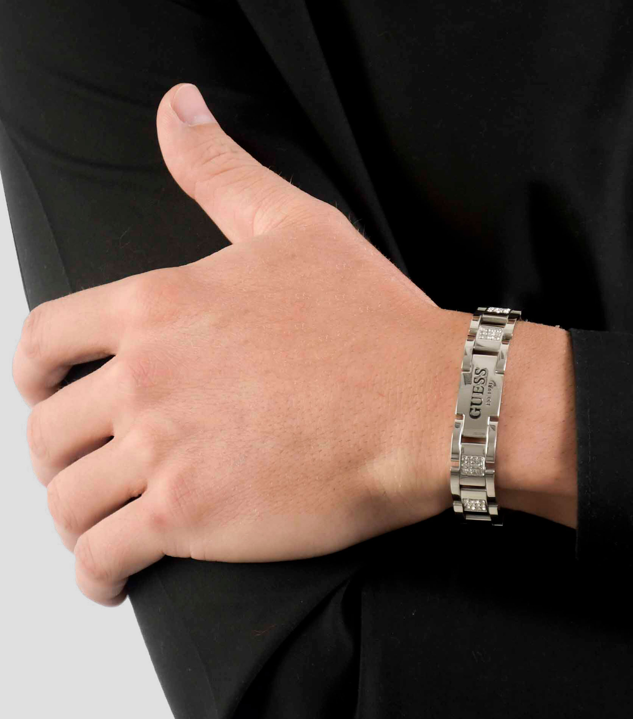 Brazalete con cristales Hombre