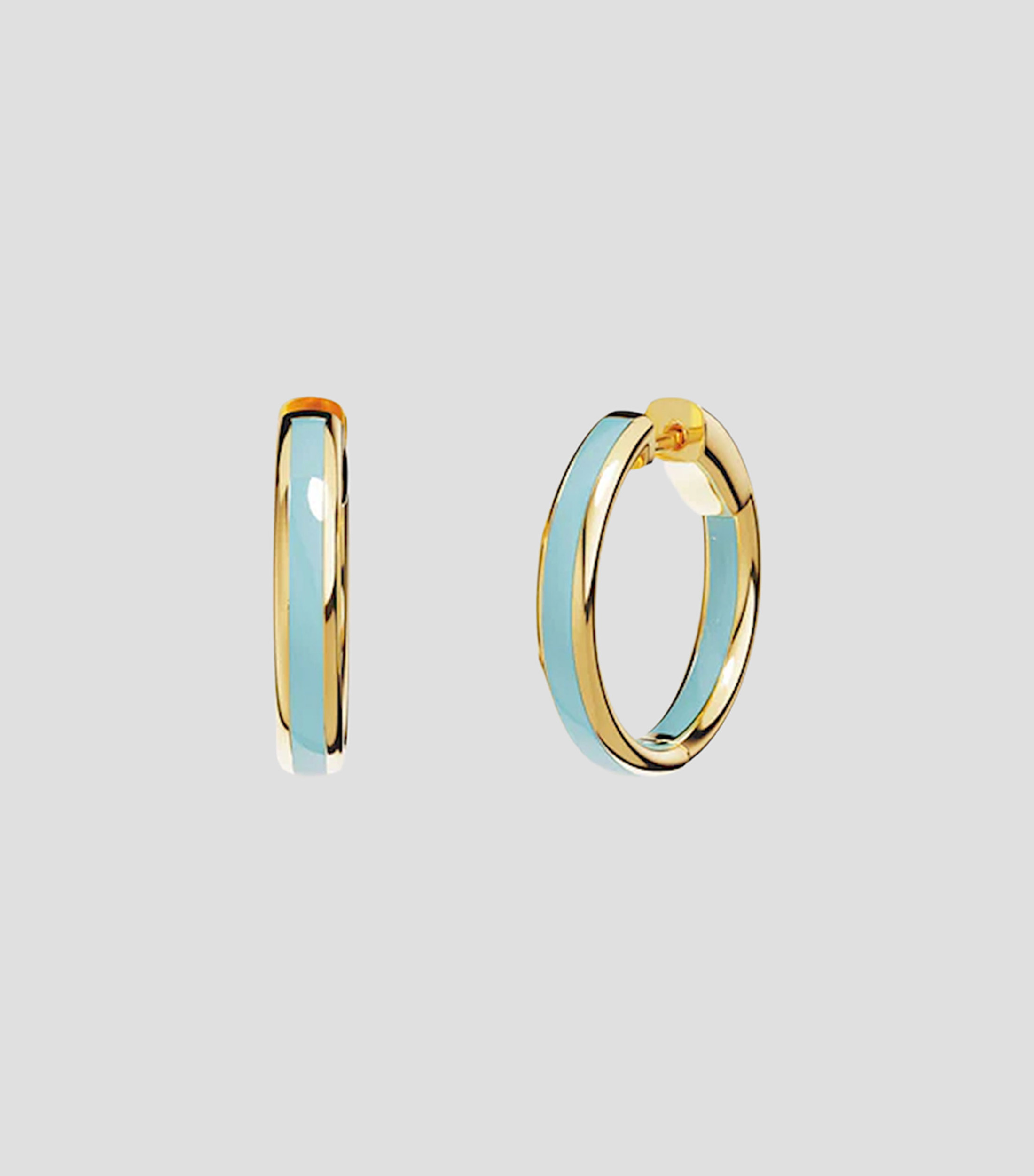 Aretes Hoops Riviera Lagon Mujer