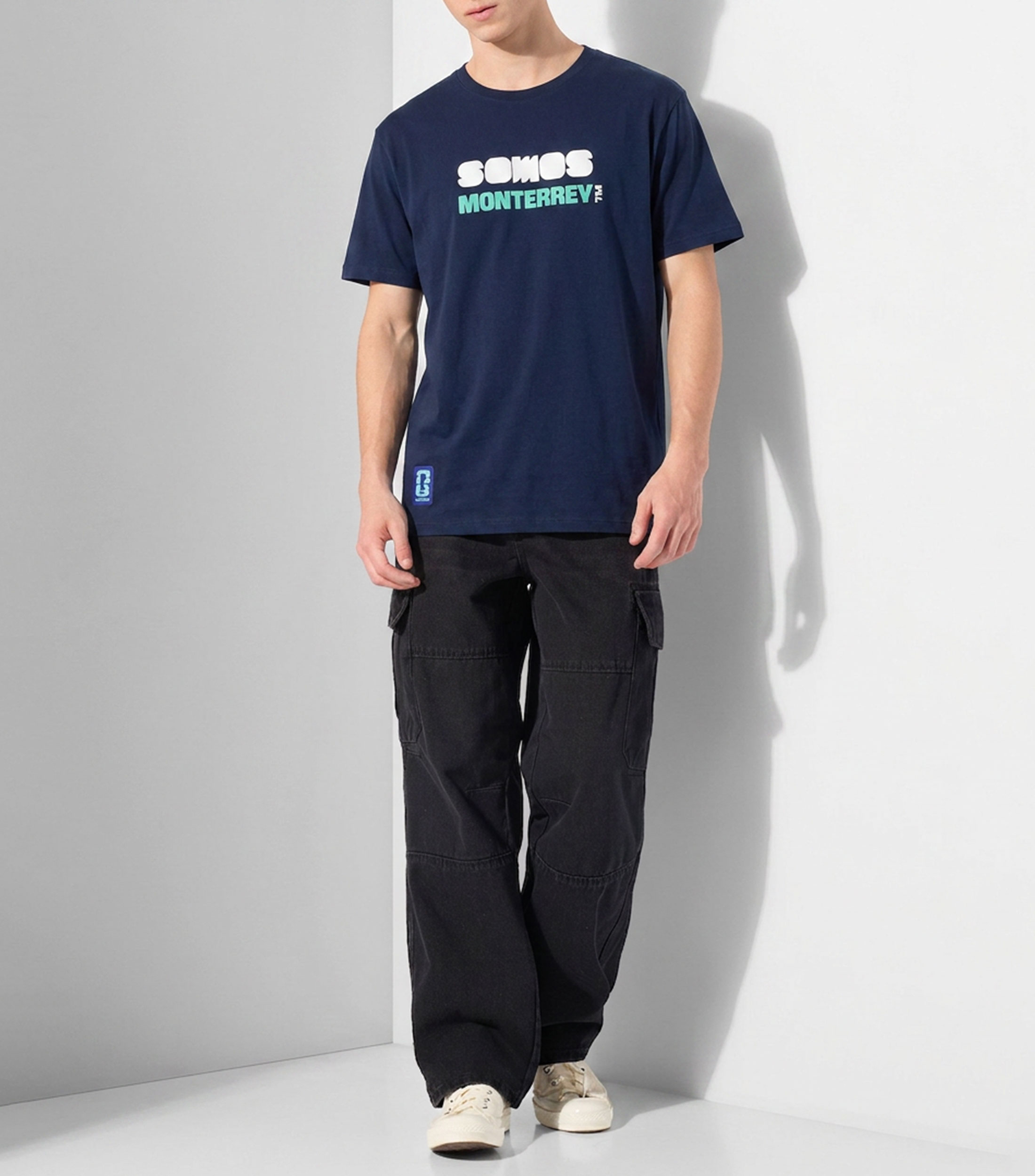 Playera Monterrey cuello redondo manga corta estampada Hombre