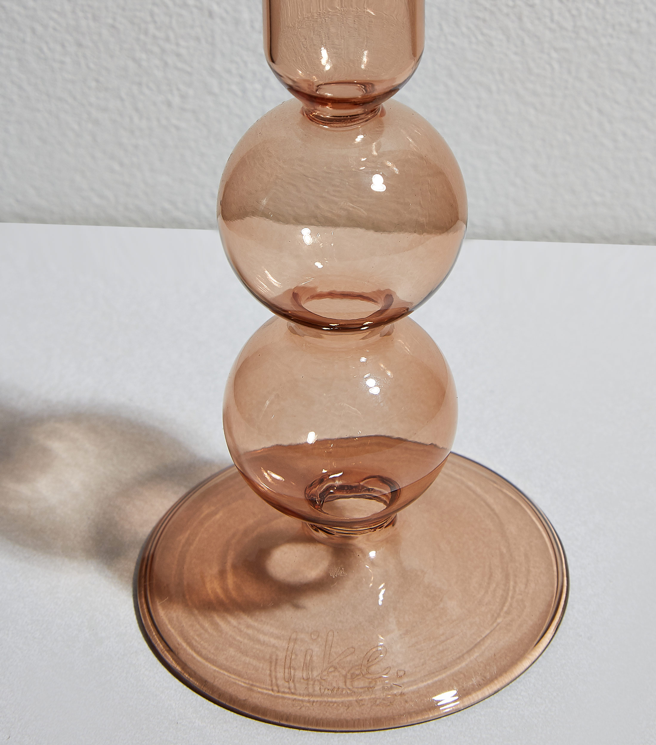 Candelabro Bubble en Cristal