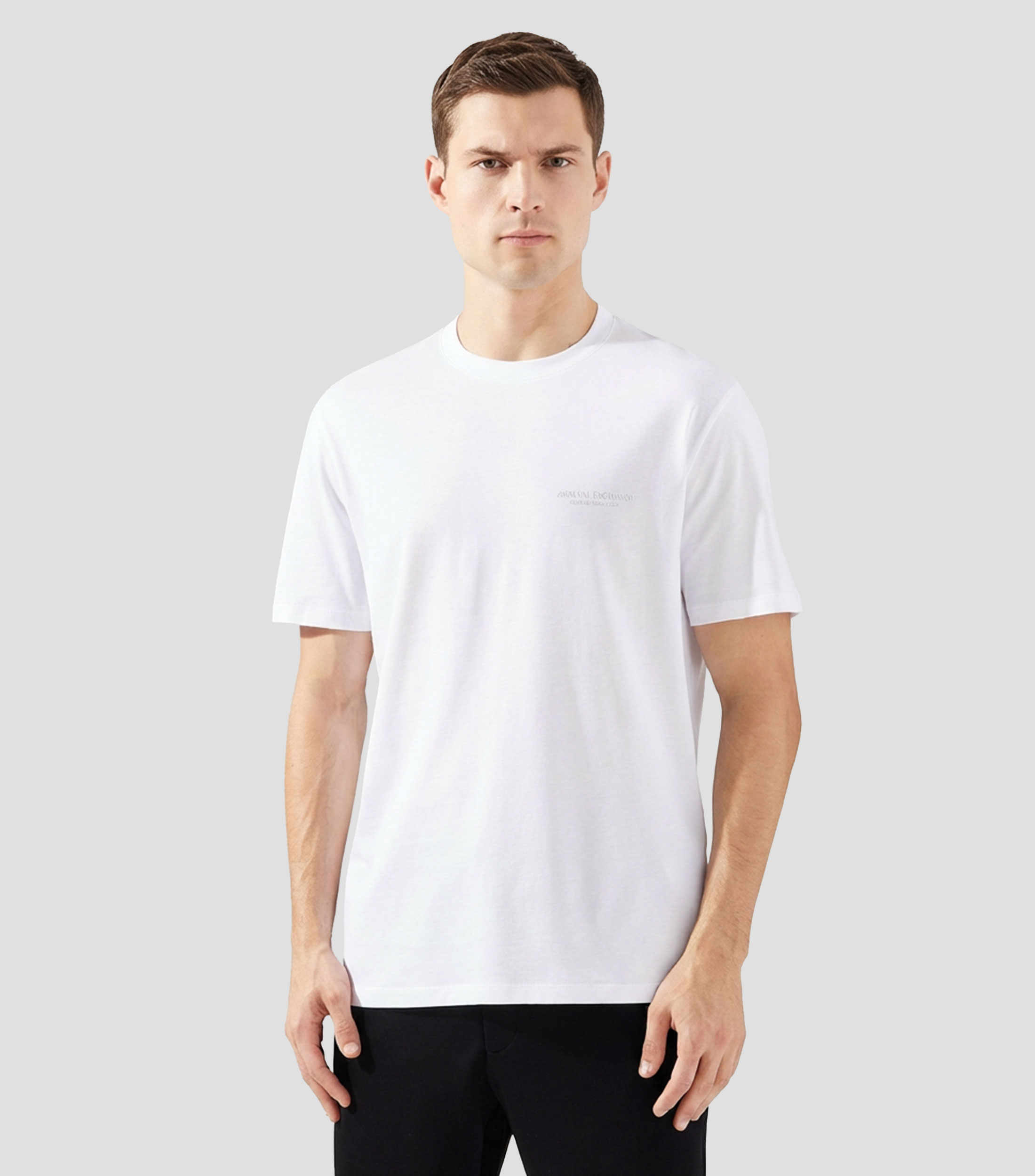 Playera cuello redondo manga corta Hombre