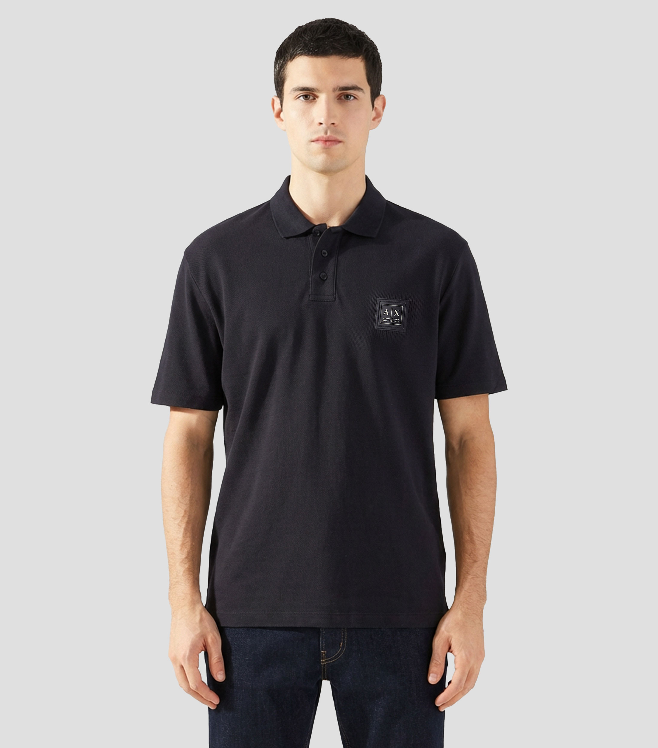 Playera tipo polo de manga corta Hombre