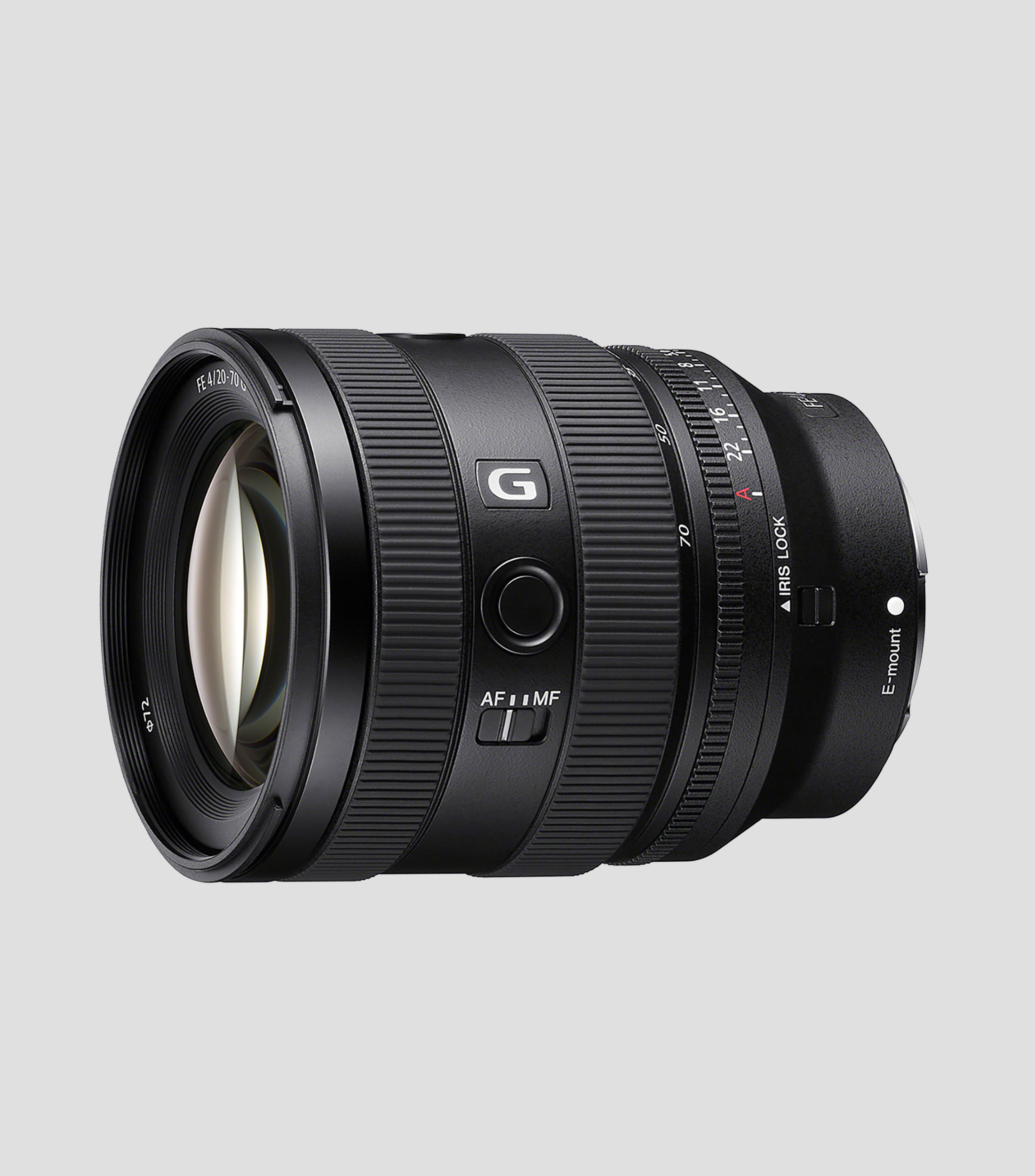 Lente de cámara SEL2070G, 20-70 mm Gran Angular