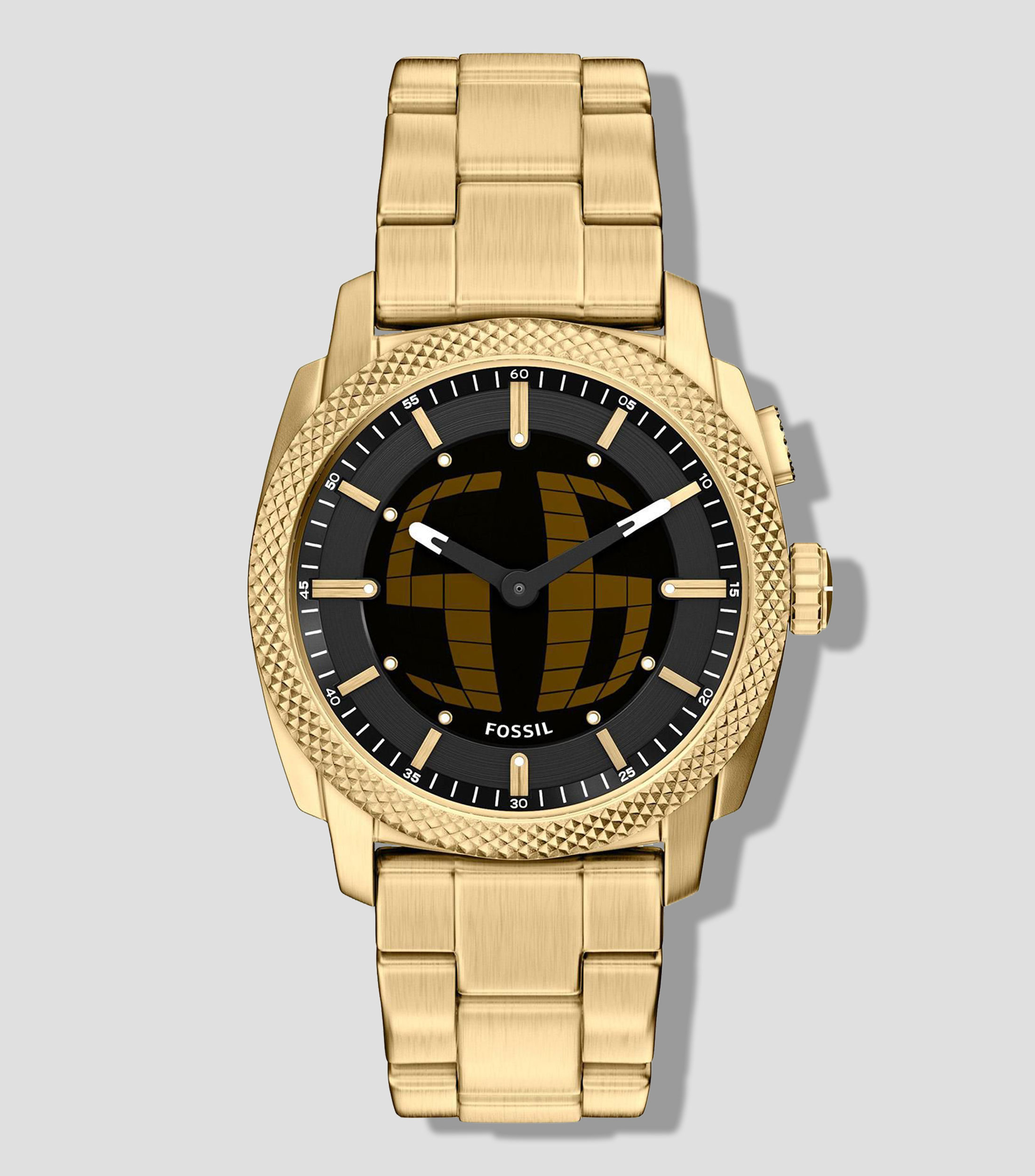 Reloj para Hombre Machine Casual Negro, Dorado