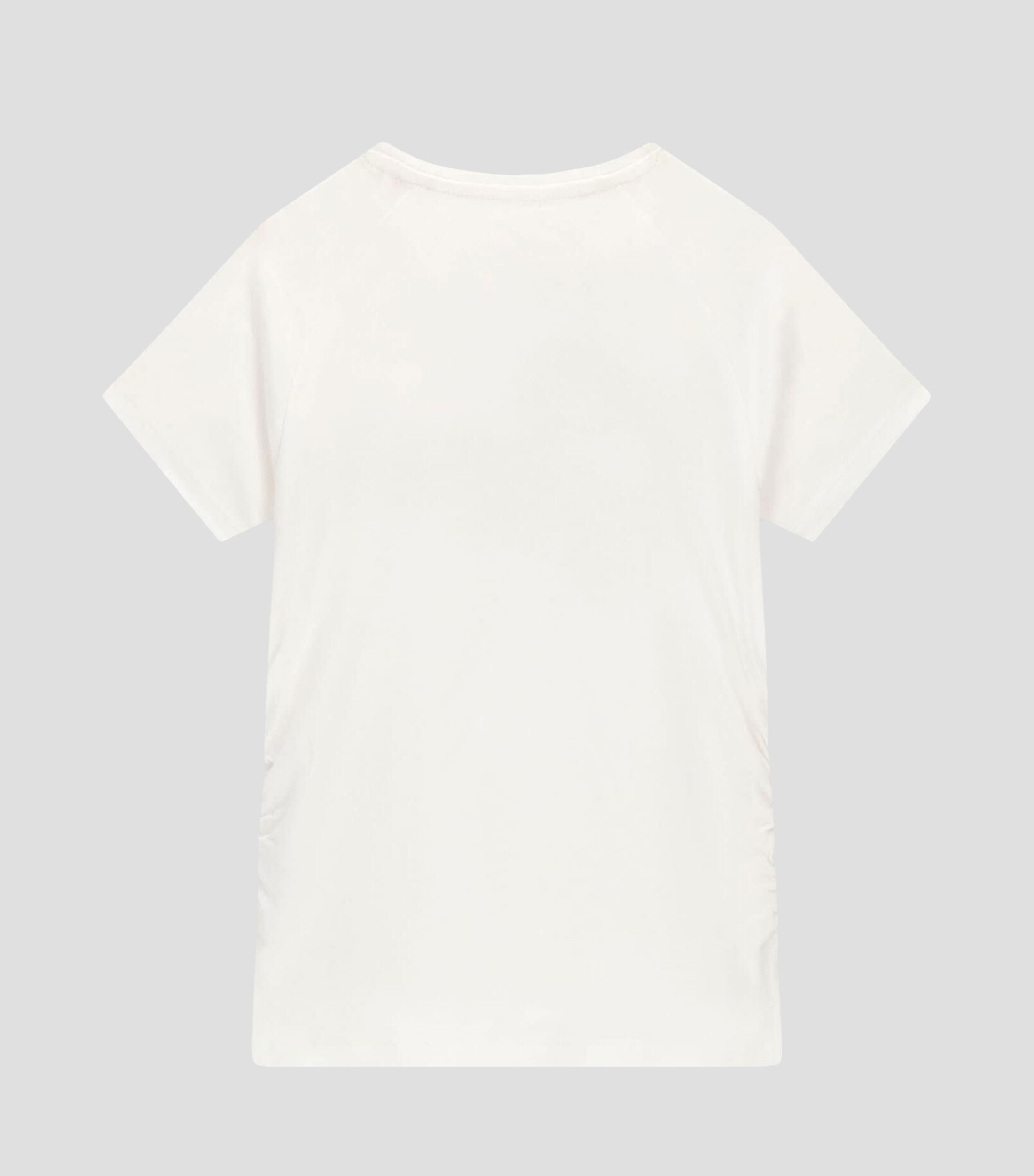 Playera cuello redondo manga corta microdiseño Niña