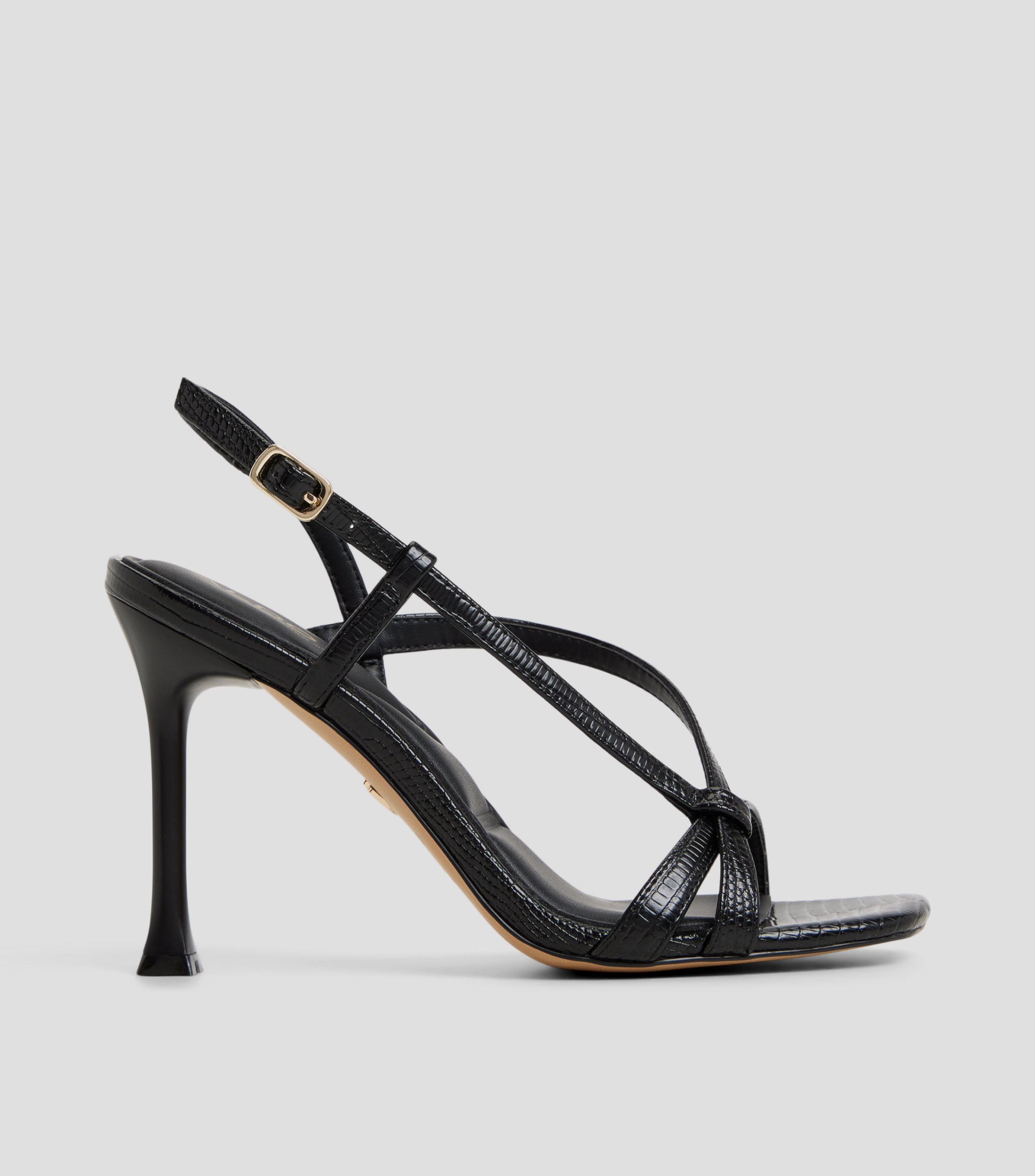 Sandalias con tacón alto delgado Aelara Mujer