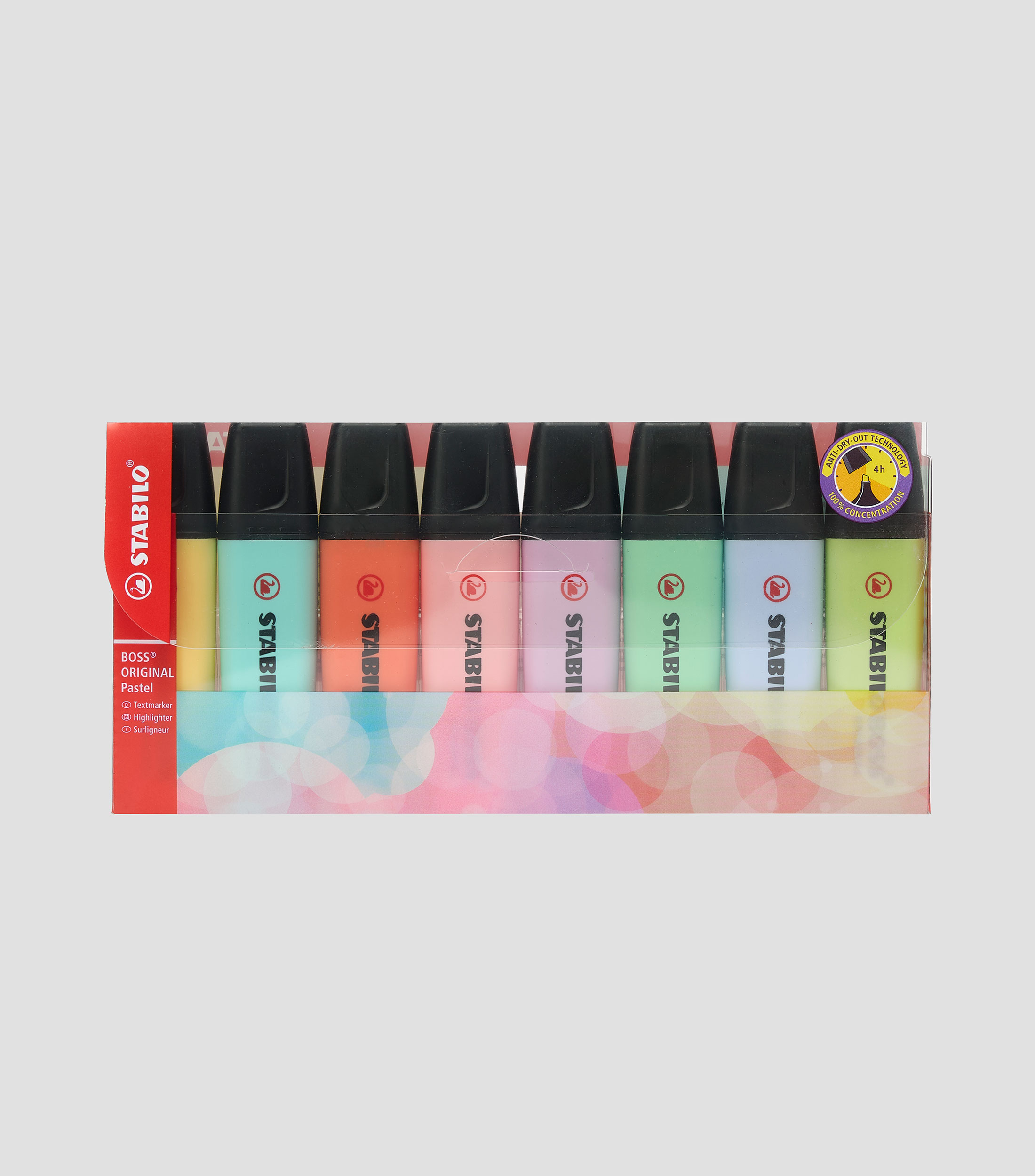 Set 8 marcatextos Boss Original Pastel