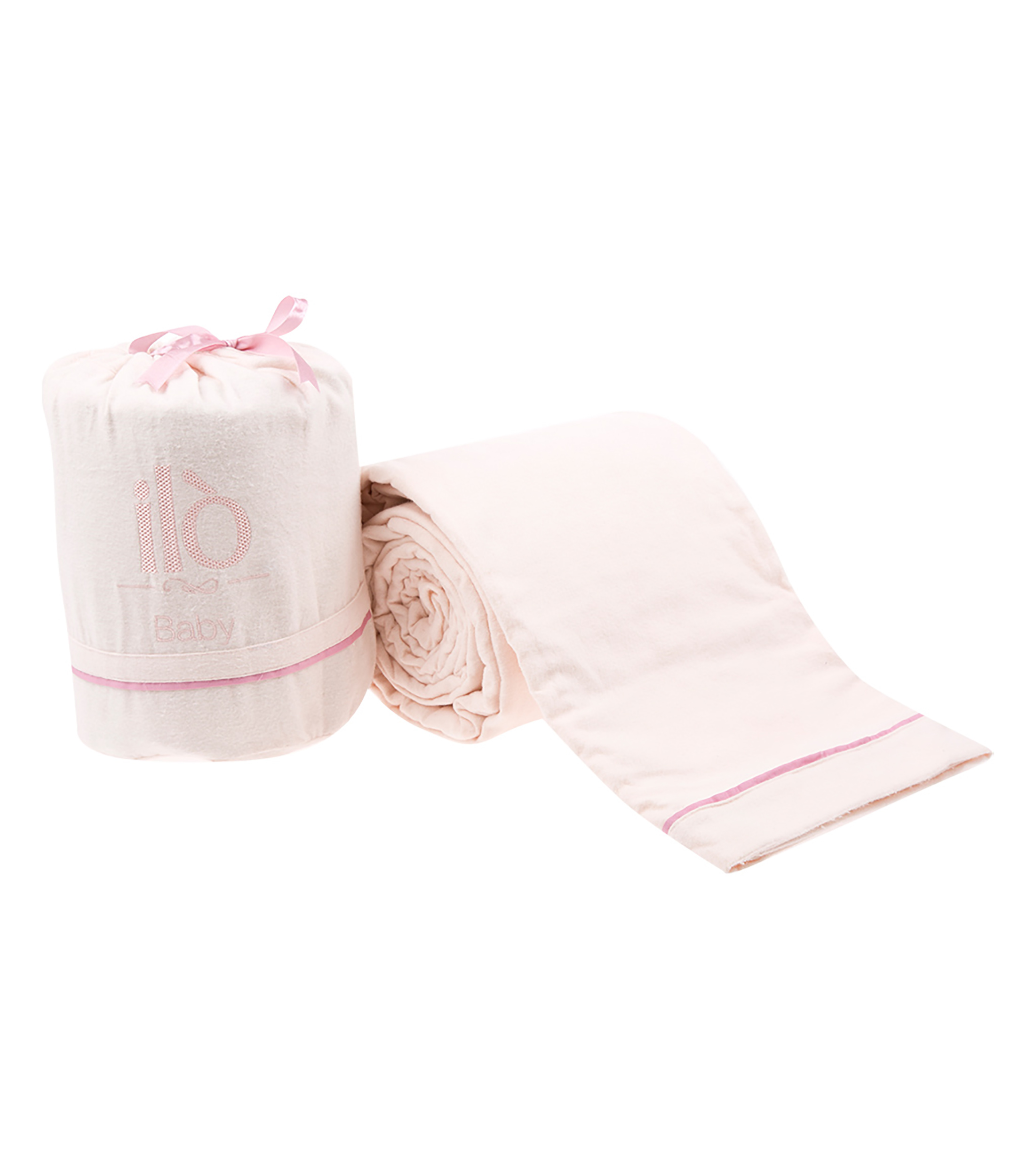 Juego de Sábanas de Cuna rosa claro