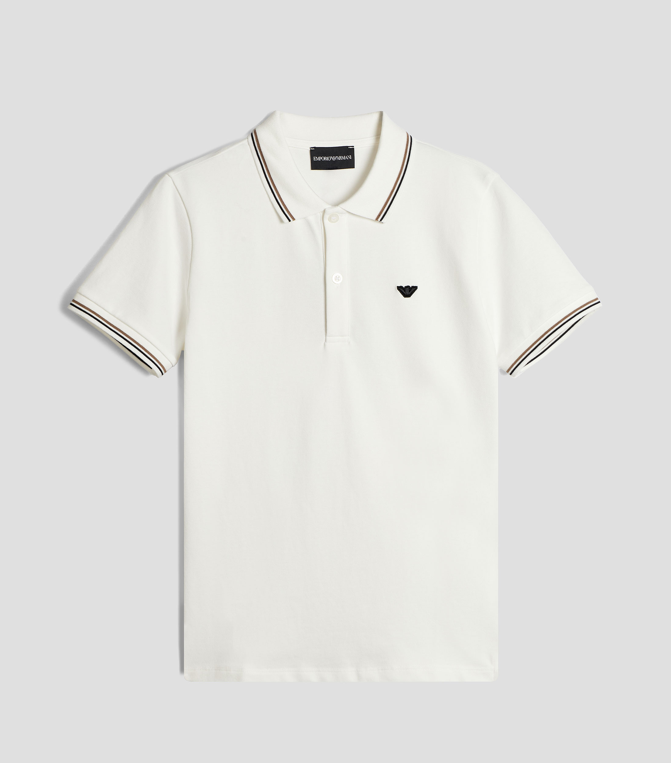 Playera tipo polo manga corta lisa Niño