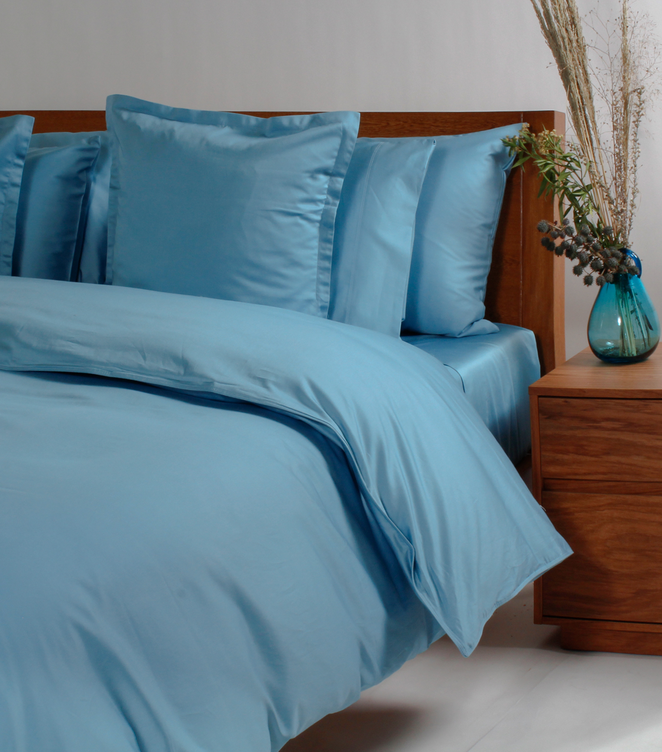 Set de Funda para Duvet Matrimonial, Queen Size Atenas Cielo