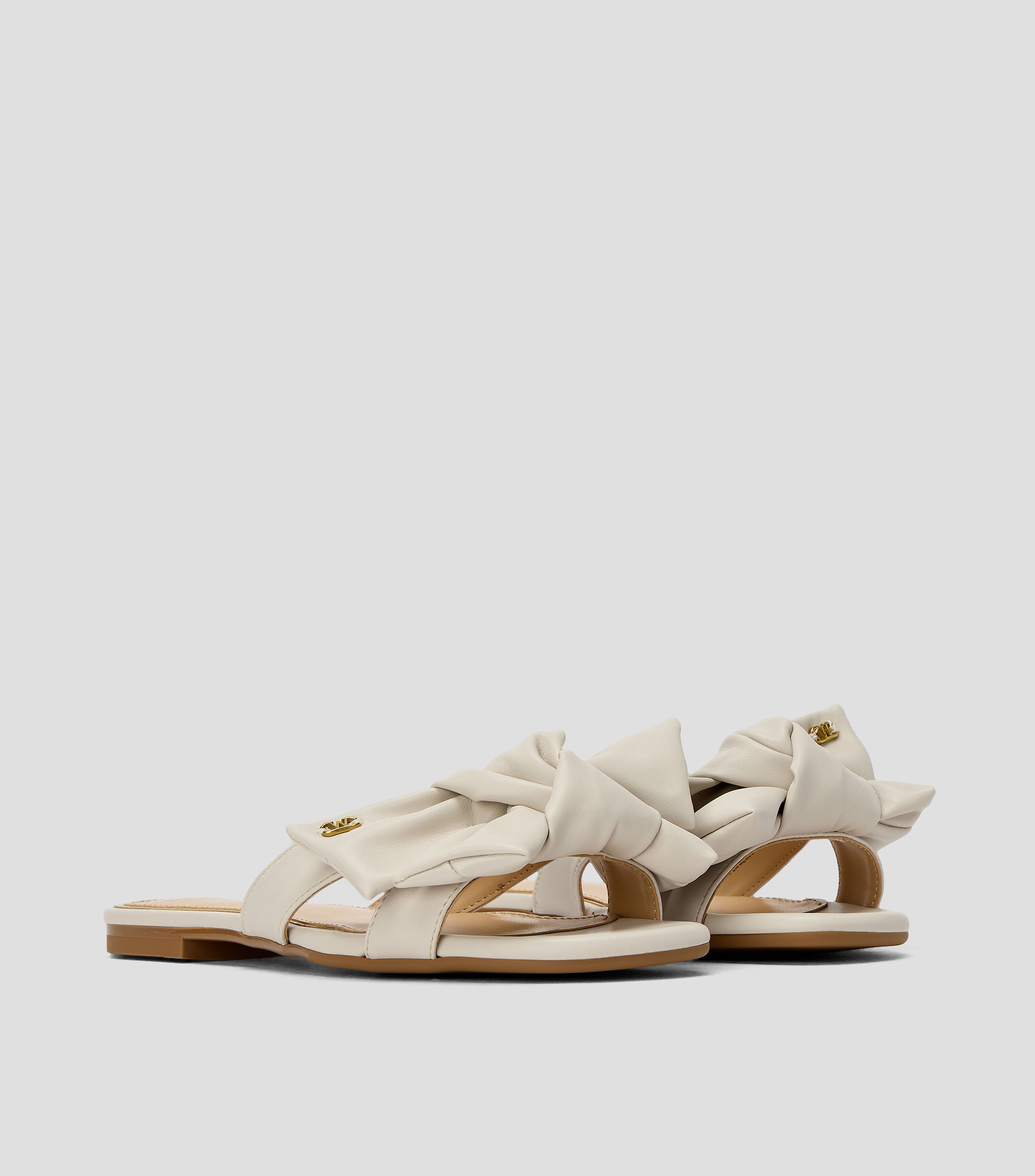 Sandalias casuales tacón bajo media luna Mujer