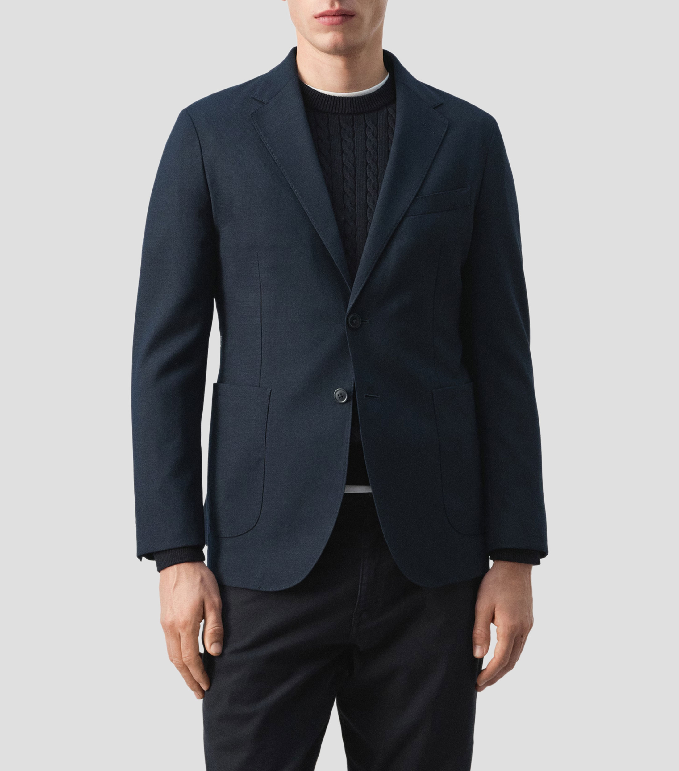 Saco liso Hombre