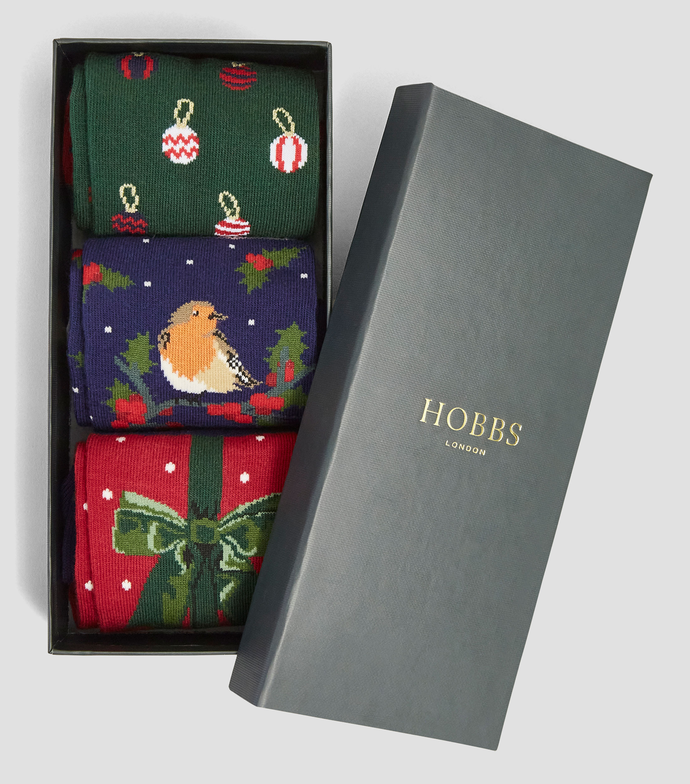 Set 3 Calcetines Festive Mujer