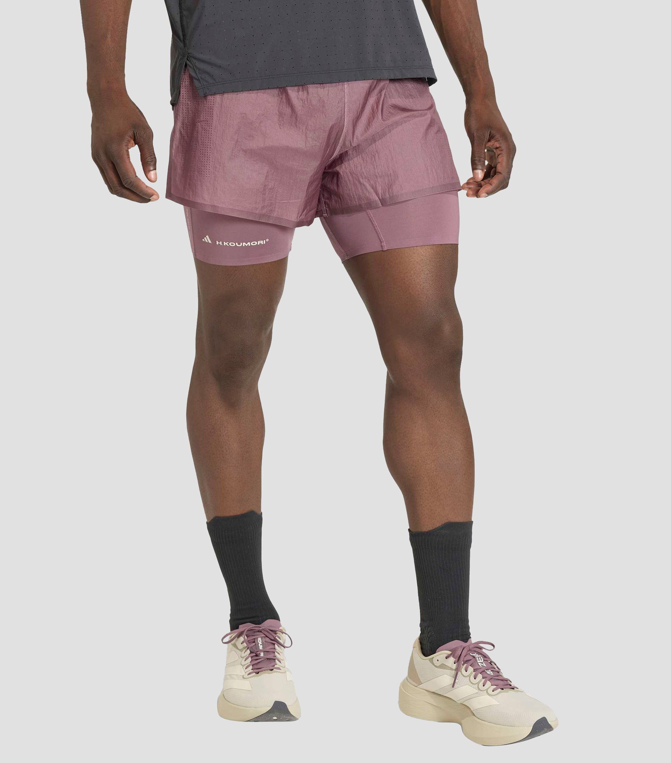 Short para correr 2 en 1 ADI365 HK Hombre