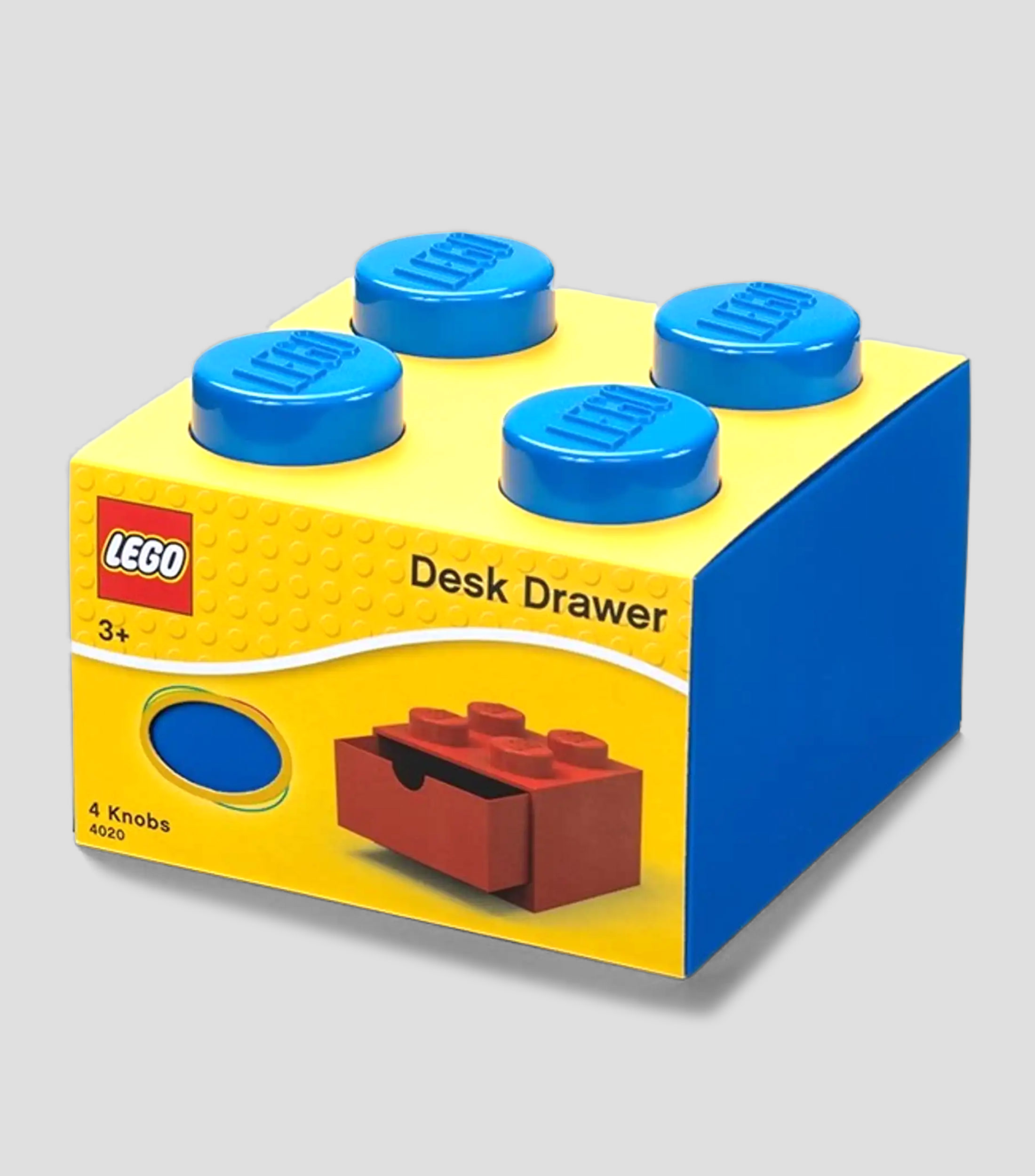 Lego desk drawer 4 espigas azul