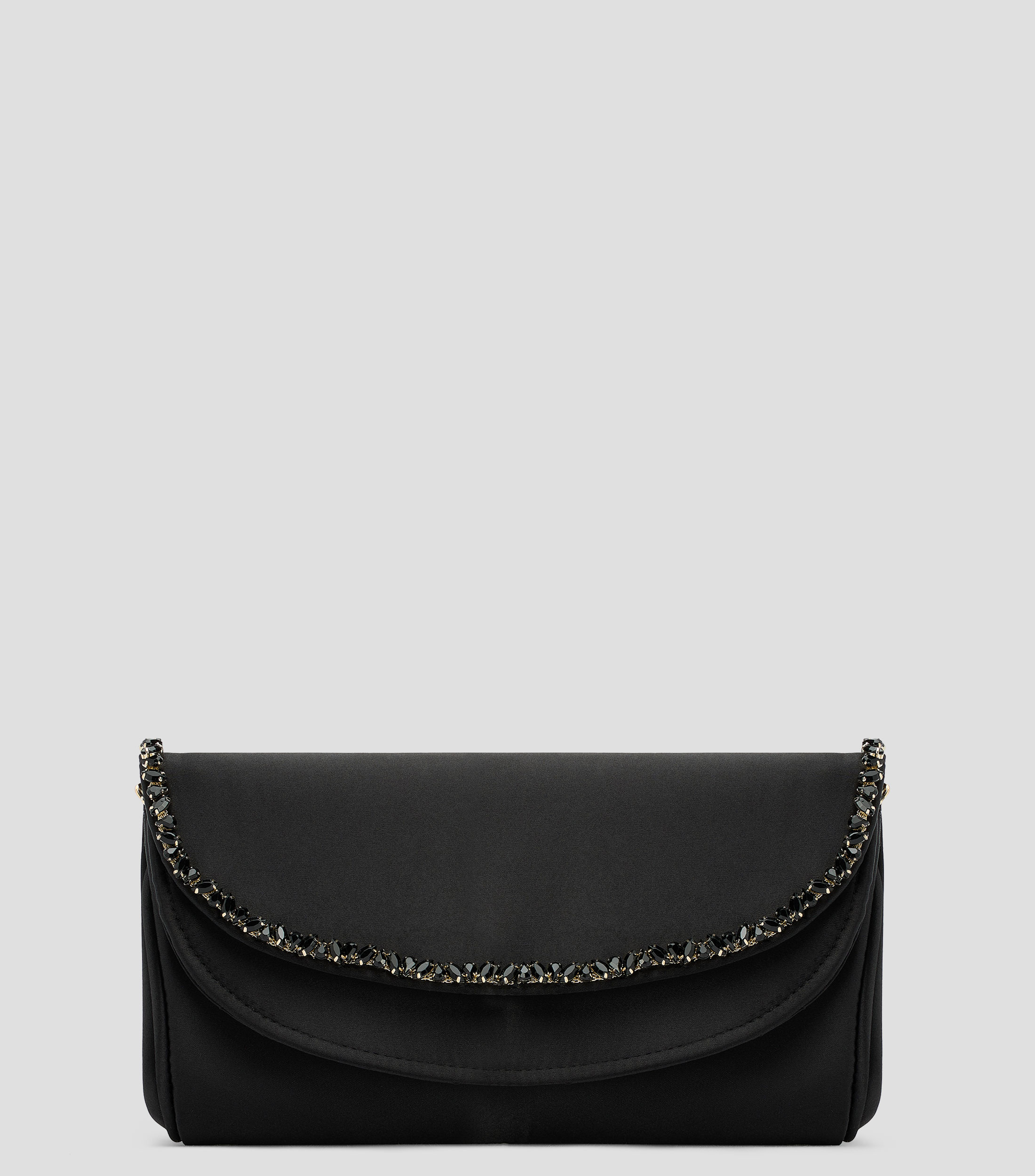 Bolsa Clutch con cristales Mujer