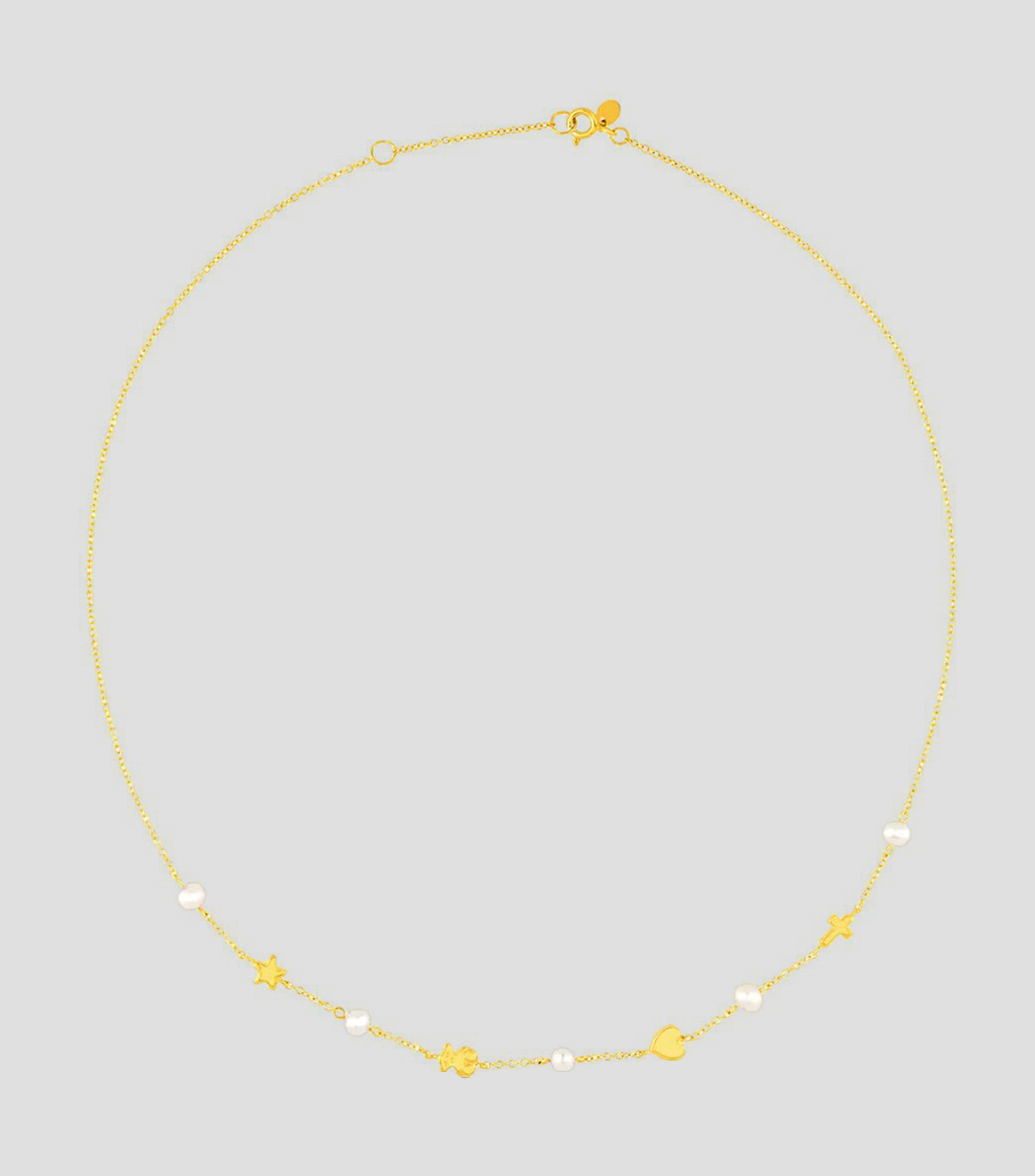 Collar en oro amarillo 18 Kts Mujer