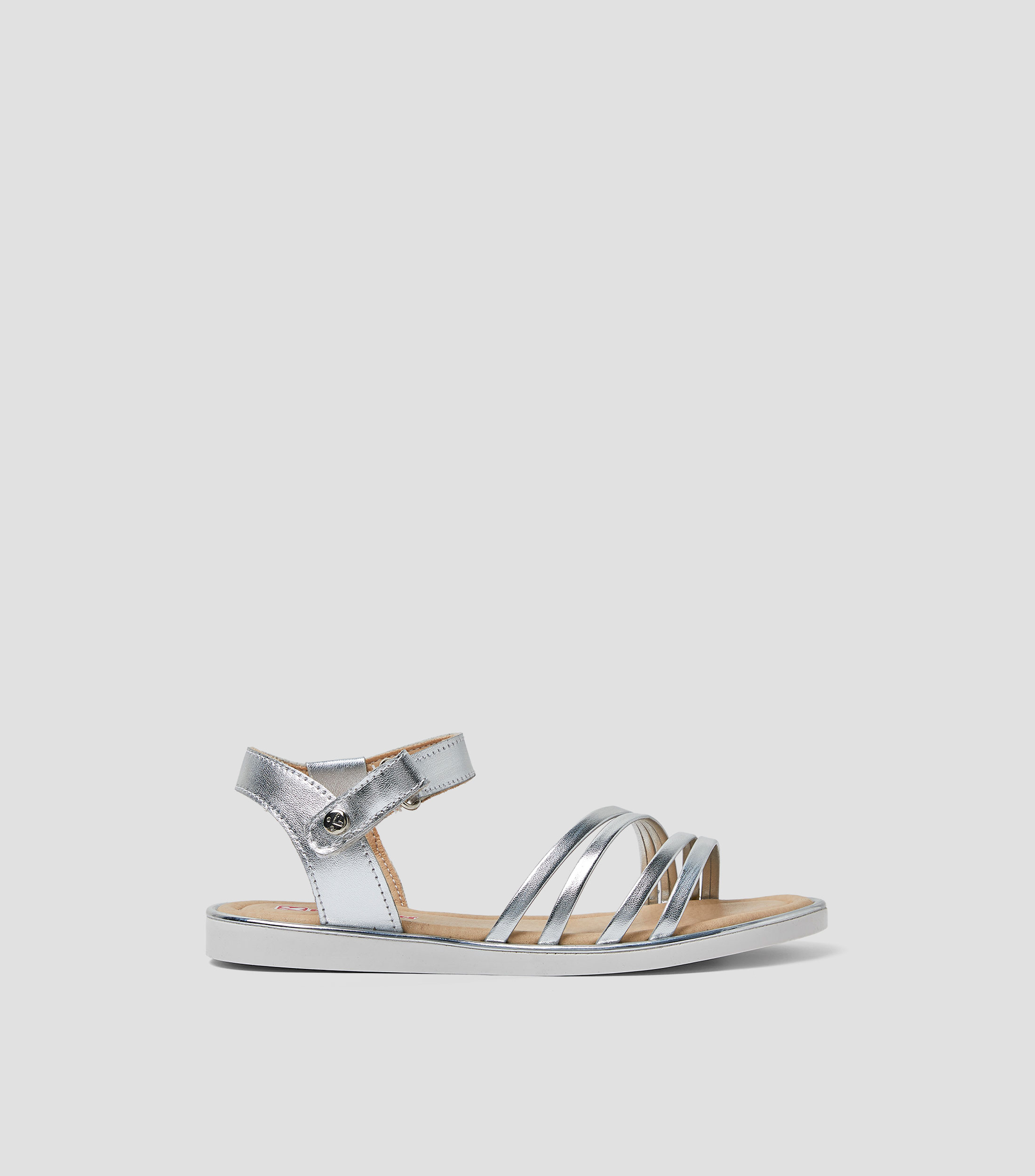 Sandalias planas con cintas Niña