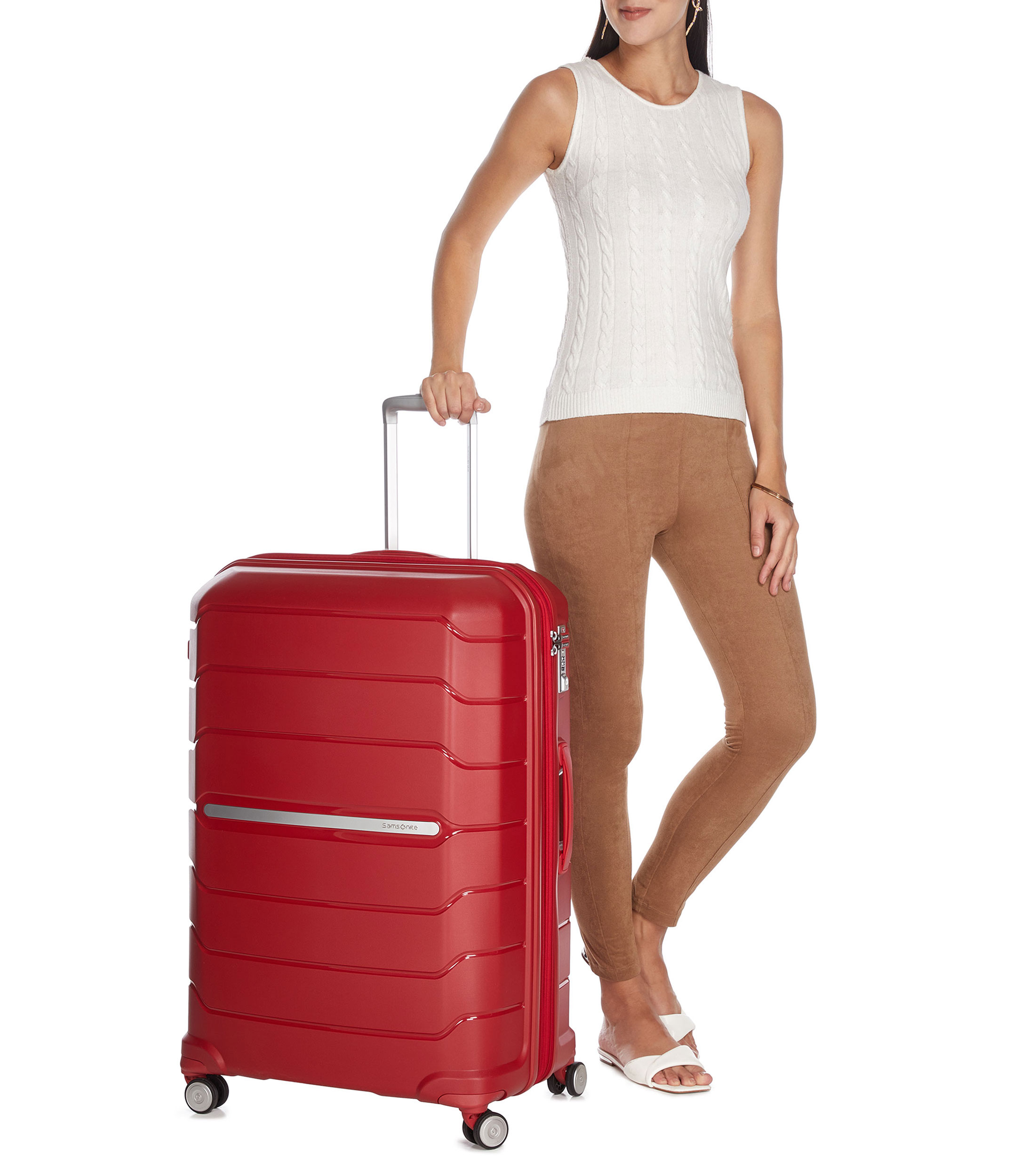 Maleta de Viaje Spinner Octolite Roja