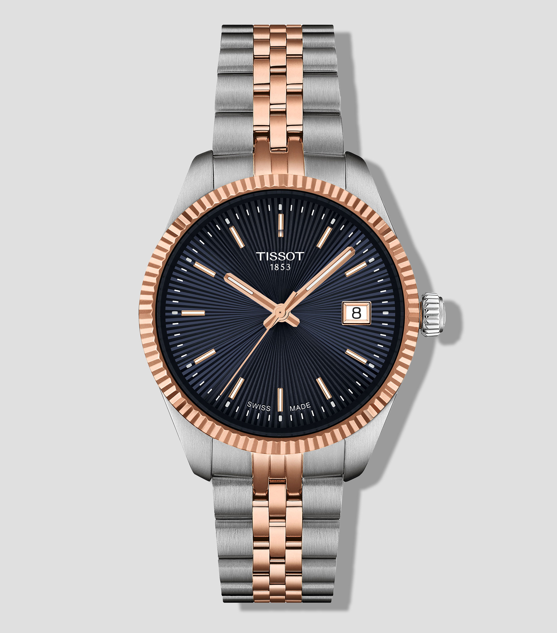 Reloj para Mujer Ballade Casual Azul, Oro Rosa