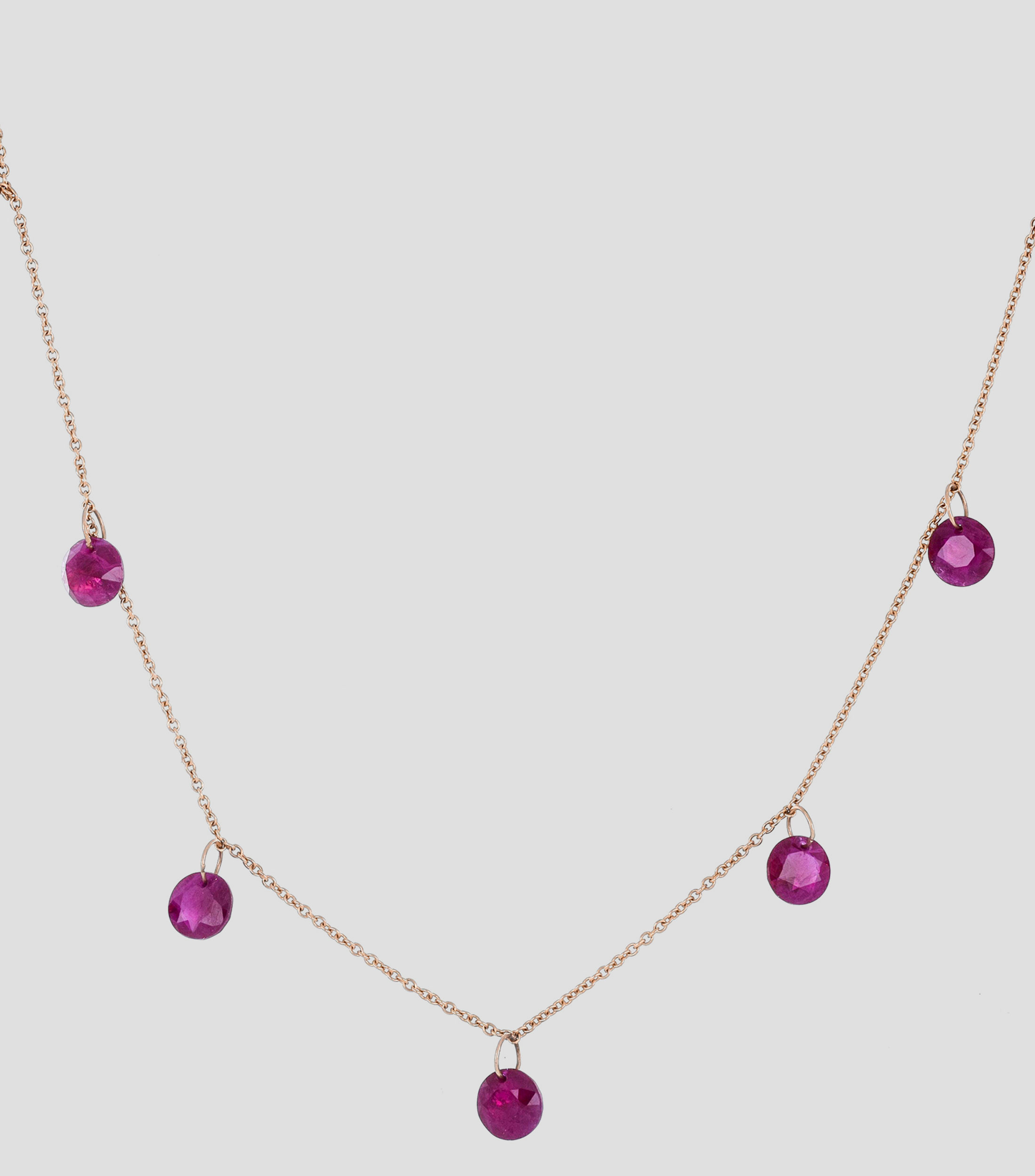Collar en oro rosa de 14 Kts Mujer