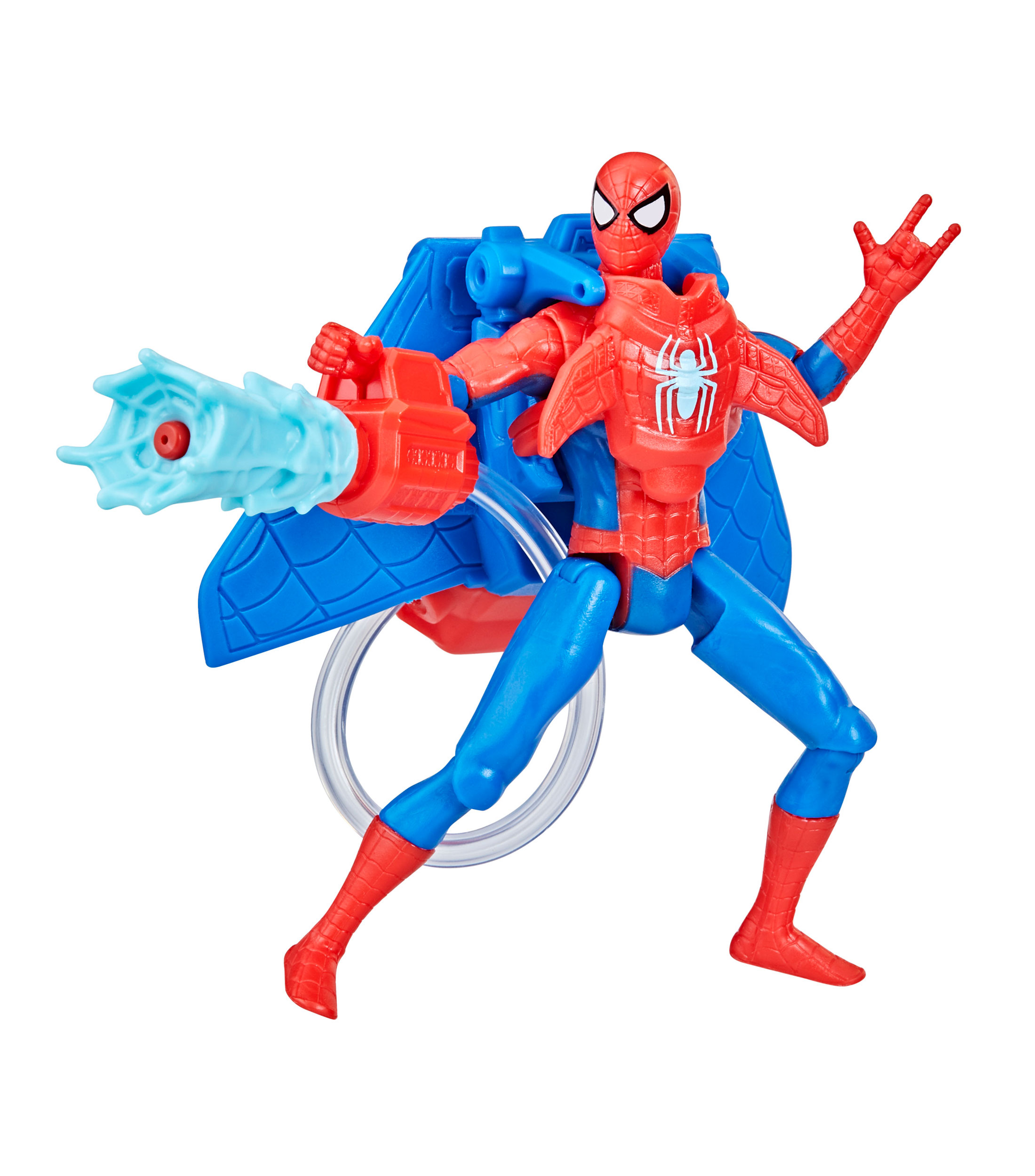 Marvel Spider-Man Aqua Web Warriors – Action Figure 25 Cm Con Zaino Acqua – Giocattolo Per Bambini 4+ Anni