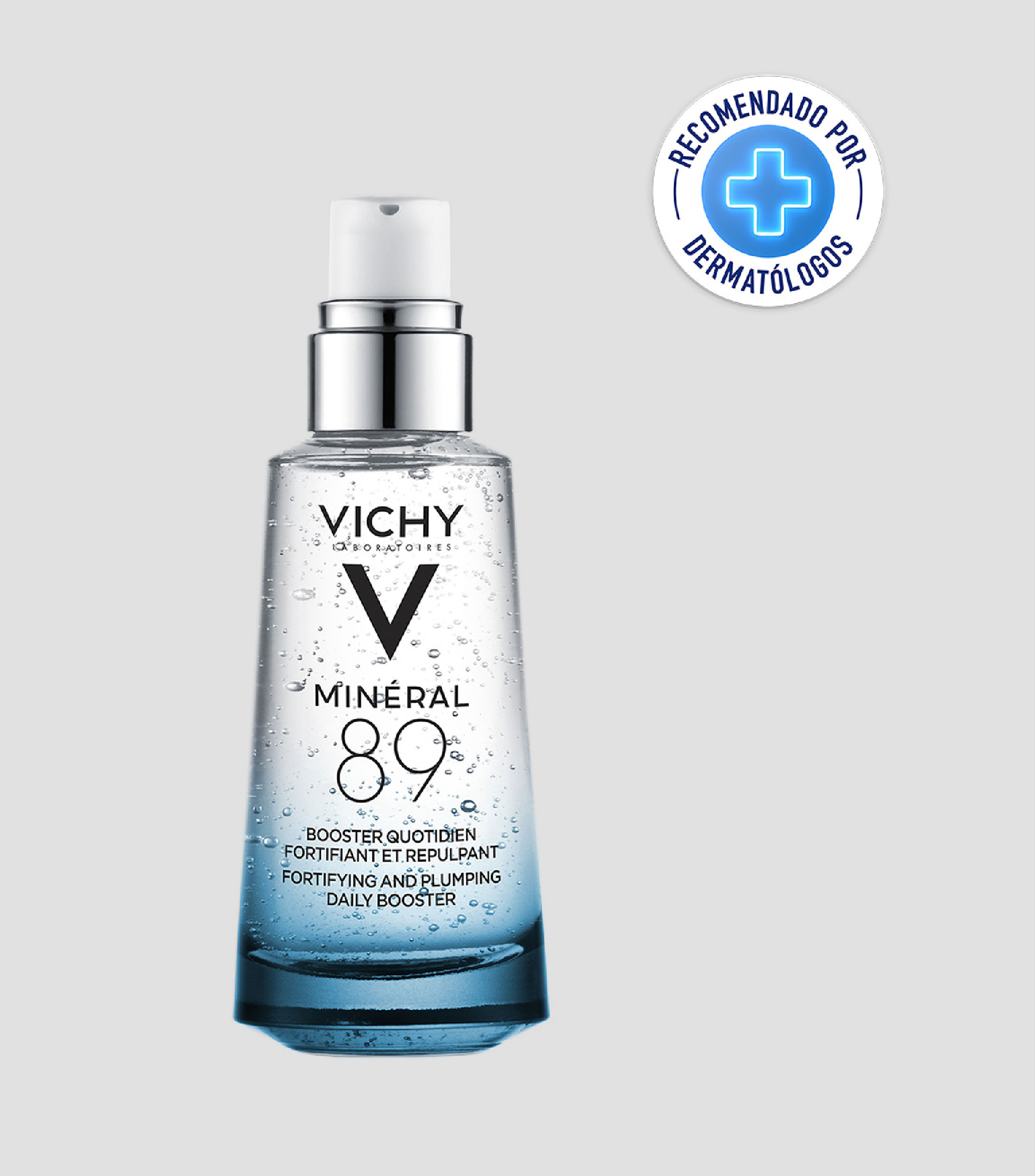 VICHY MINÉRAL 89 SERUM FORTIFIANT CON ÁCIDO HIALURÓNICO, 50 ML