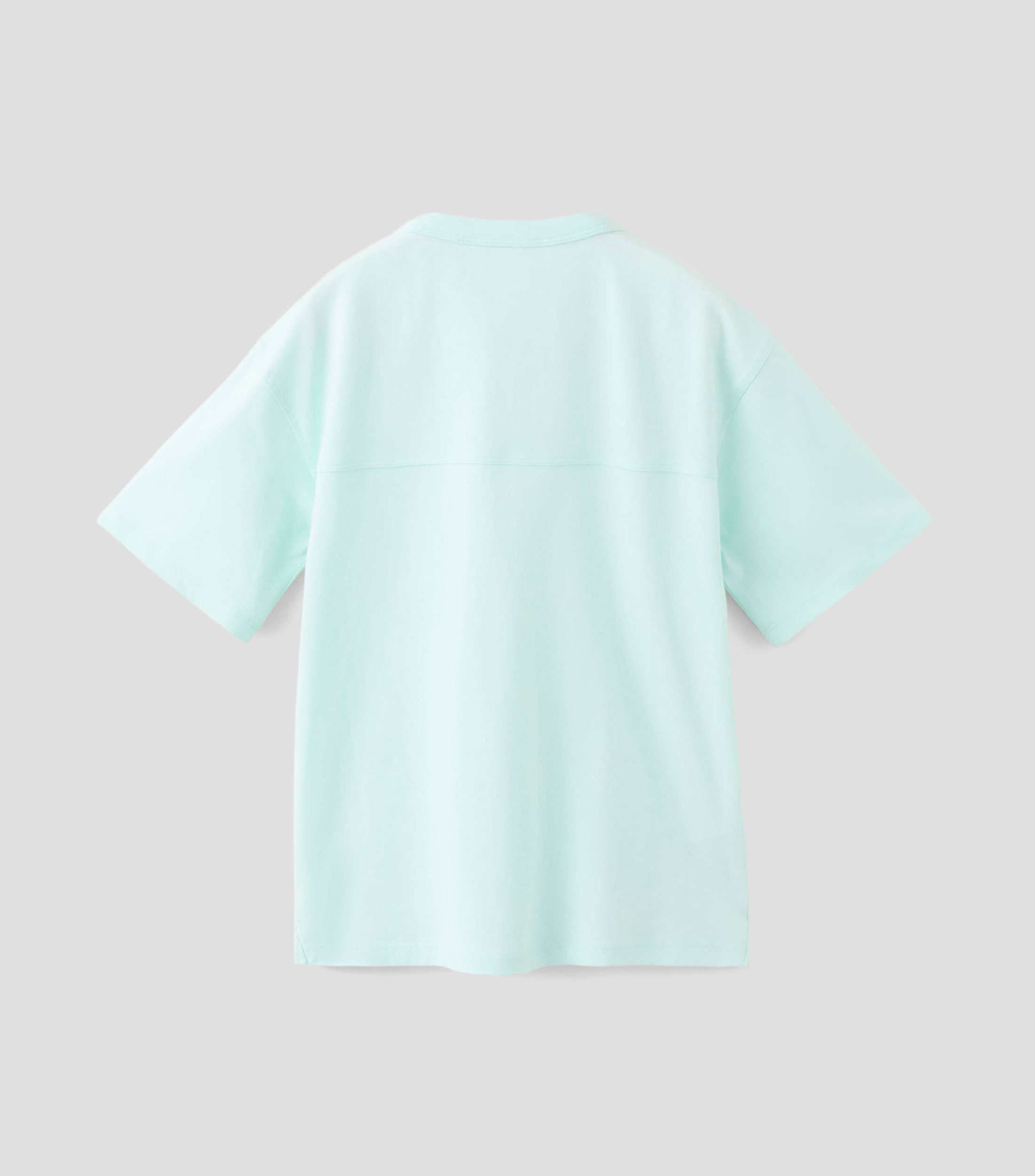 Playera cuello redondo manga corta lisa Niño