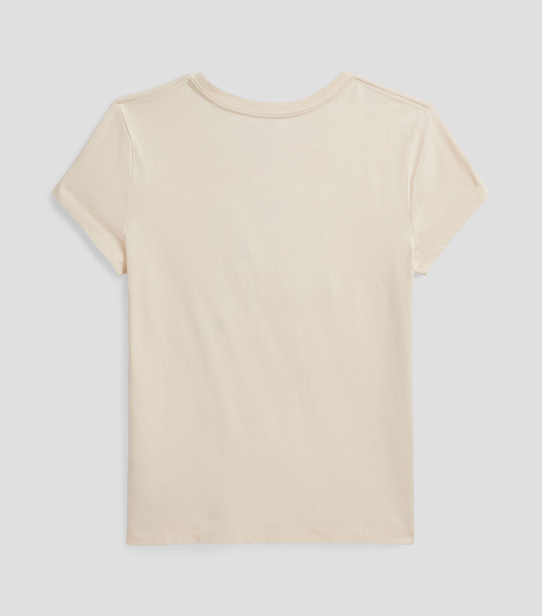 Playera cuello redondo manga corta estampada Niña