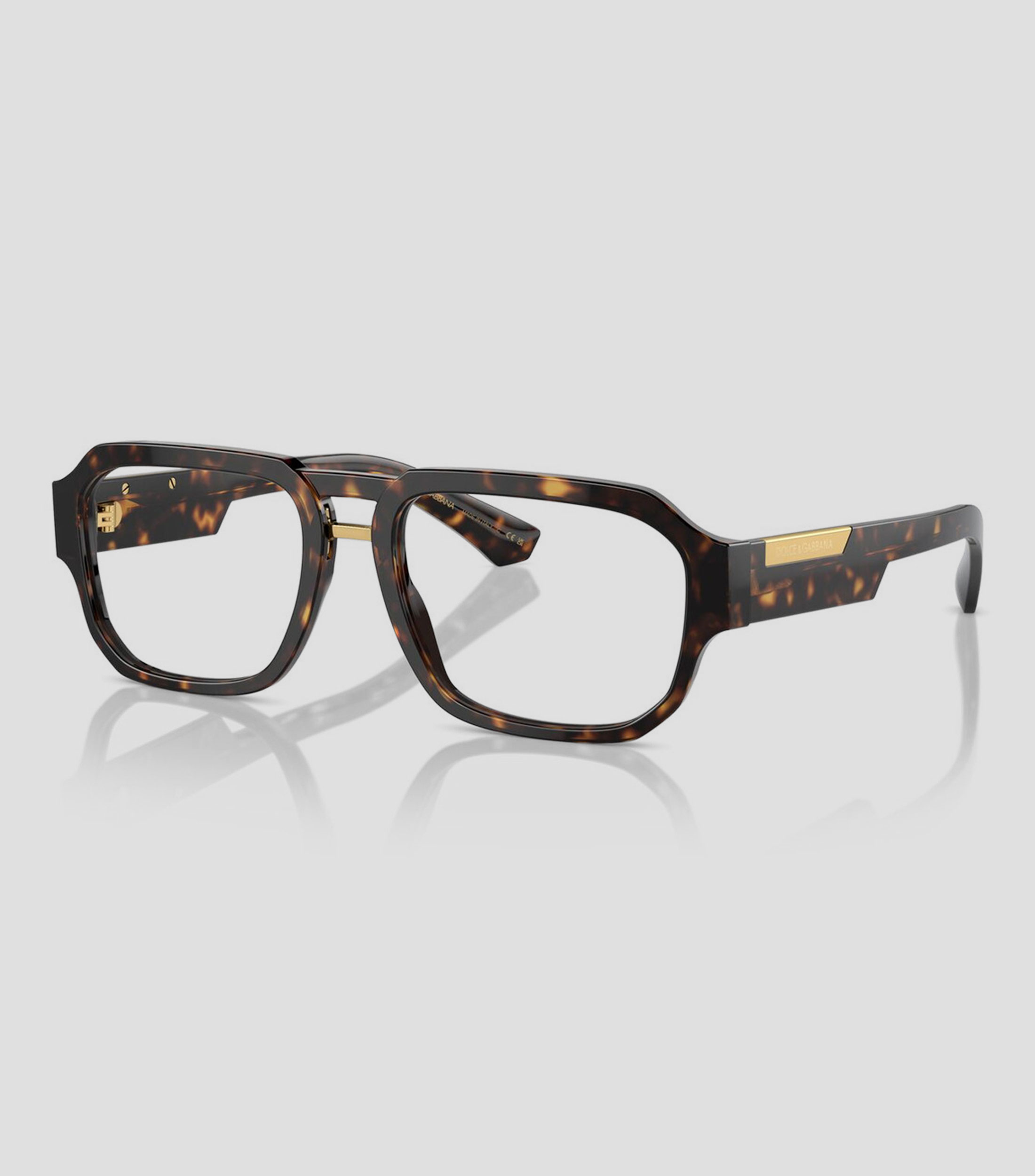 Lentes oftálmicos aviador havana Hombre