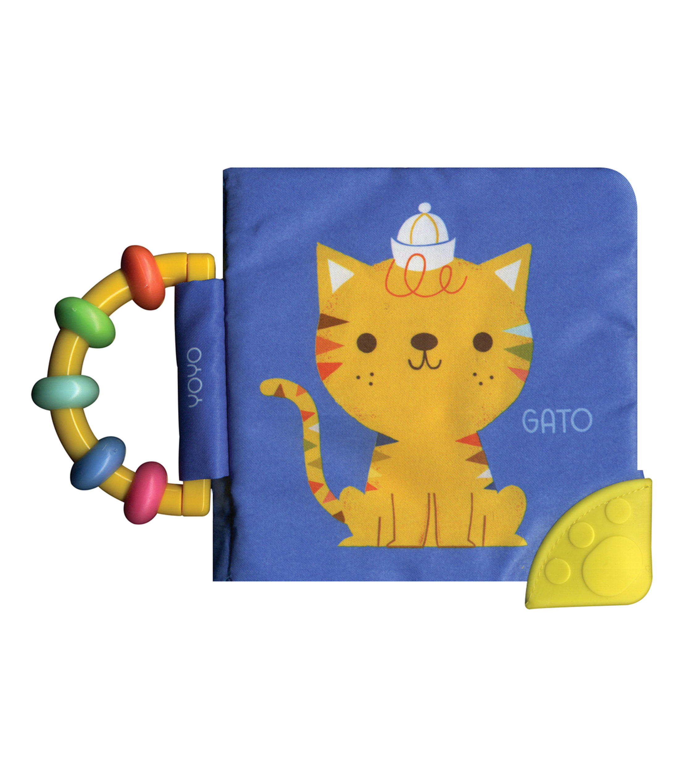 InfantilesMi Libro Suave con Sonaja y Mordedera: Gato, Yoyo Books
