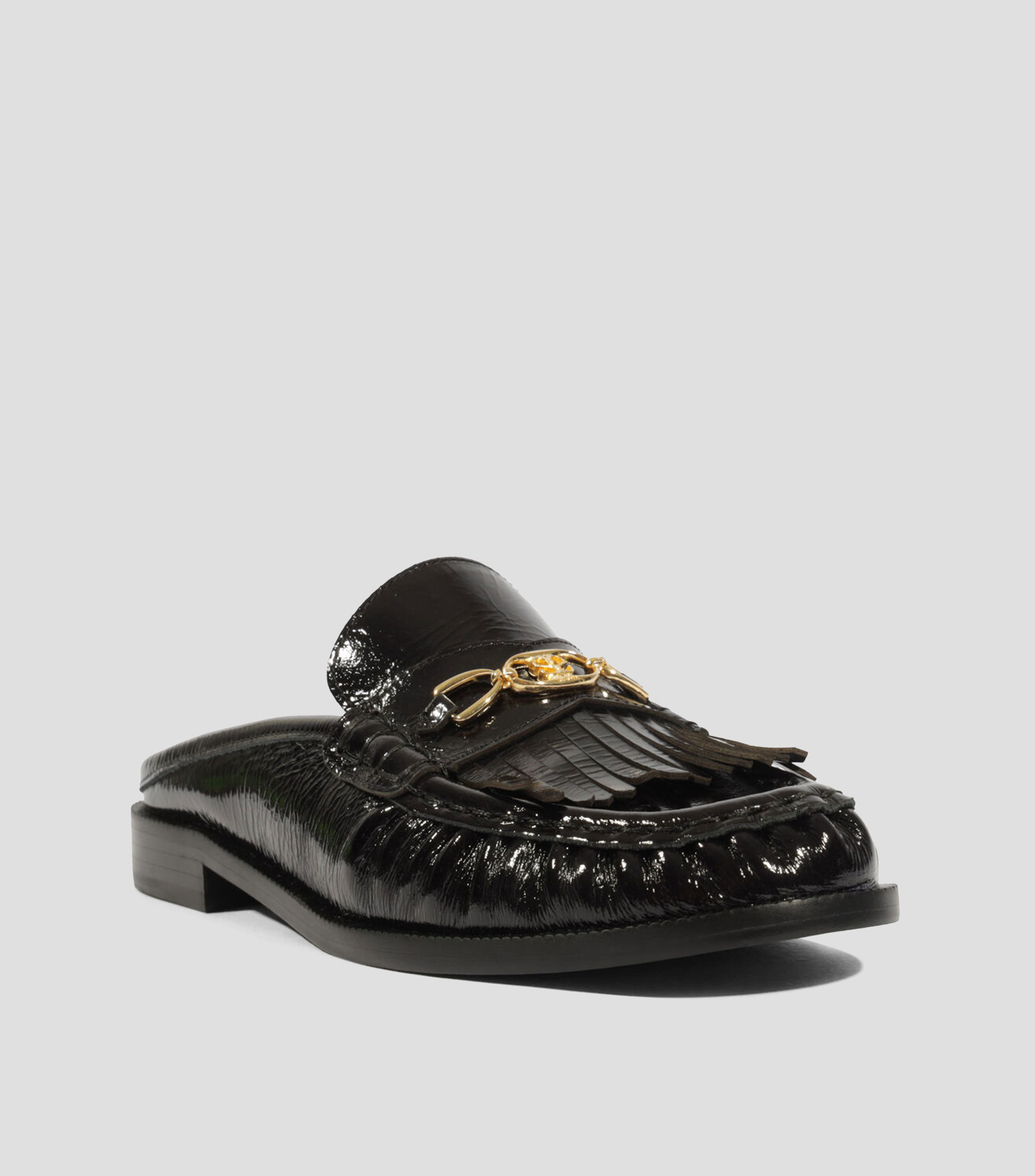 Zapatos tipo mule en piel Mujer