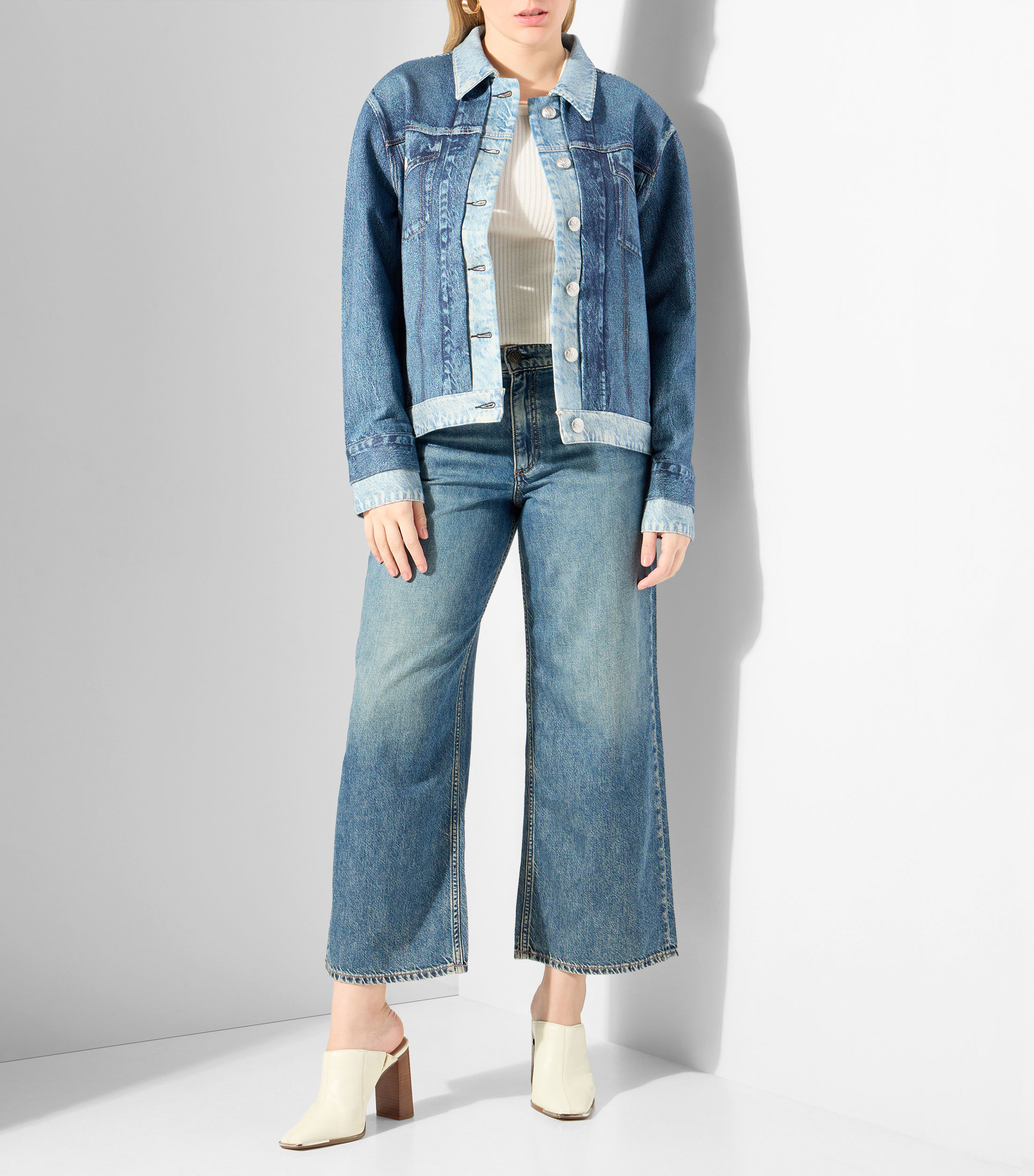 Jeans wideleg Mujer