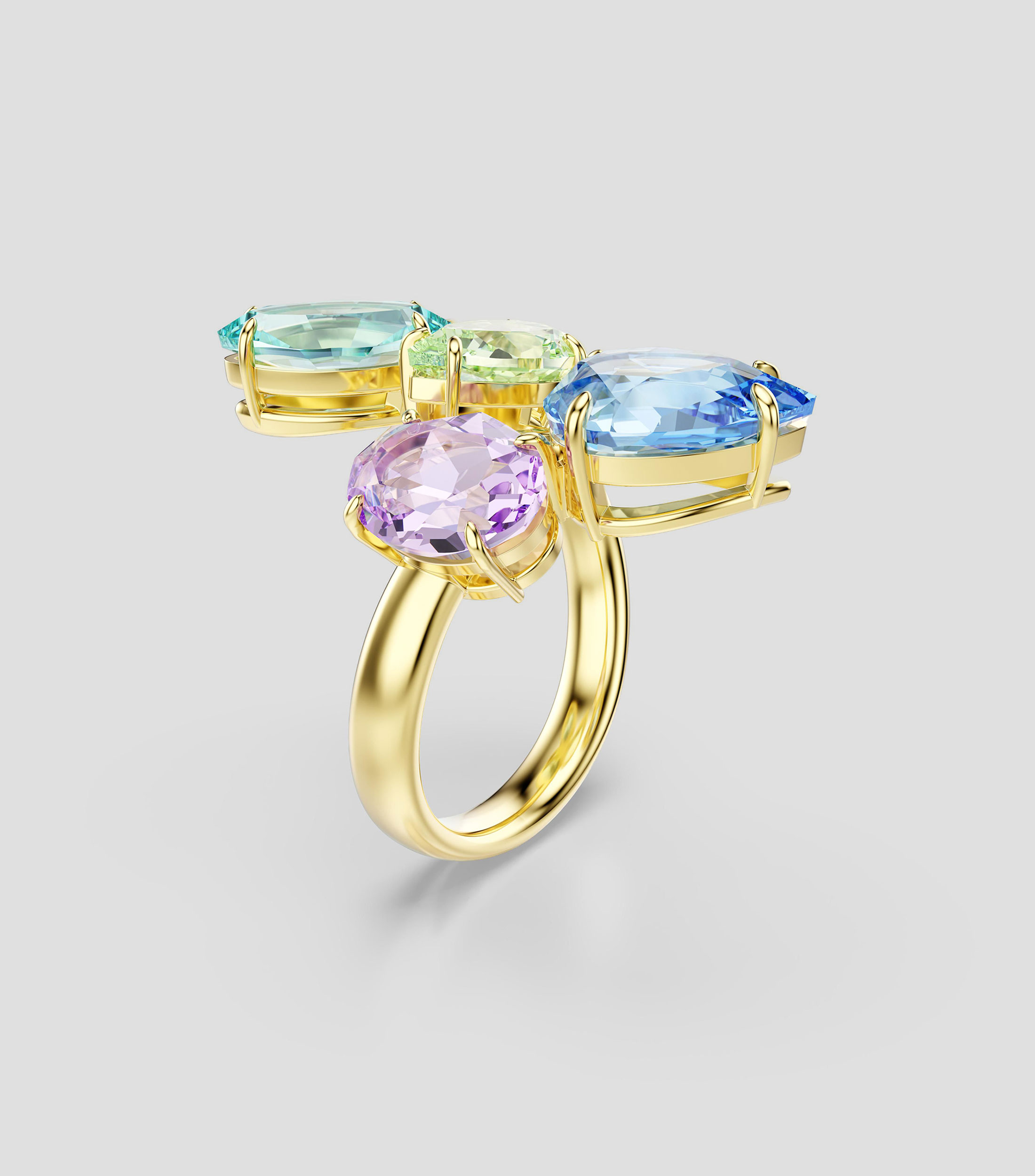 Anillo con cristales Mujer