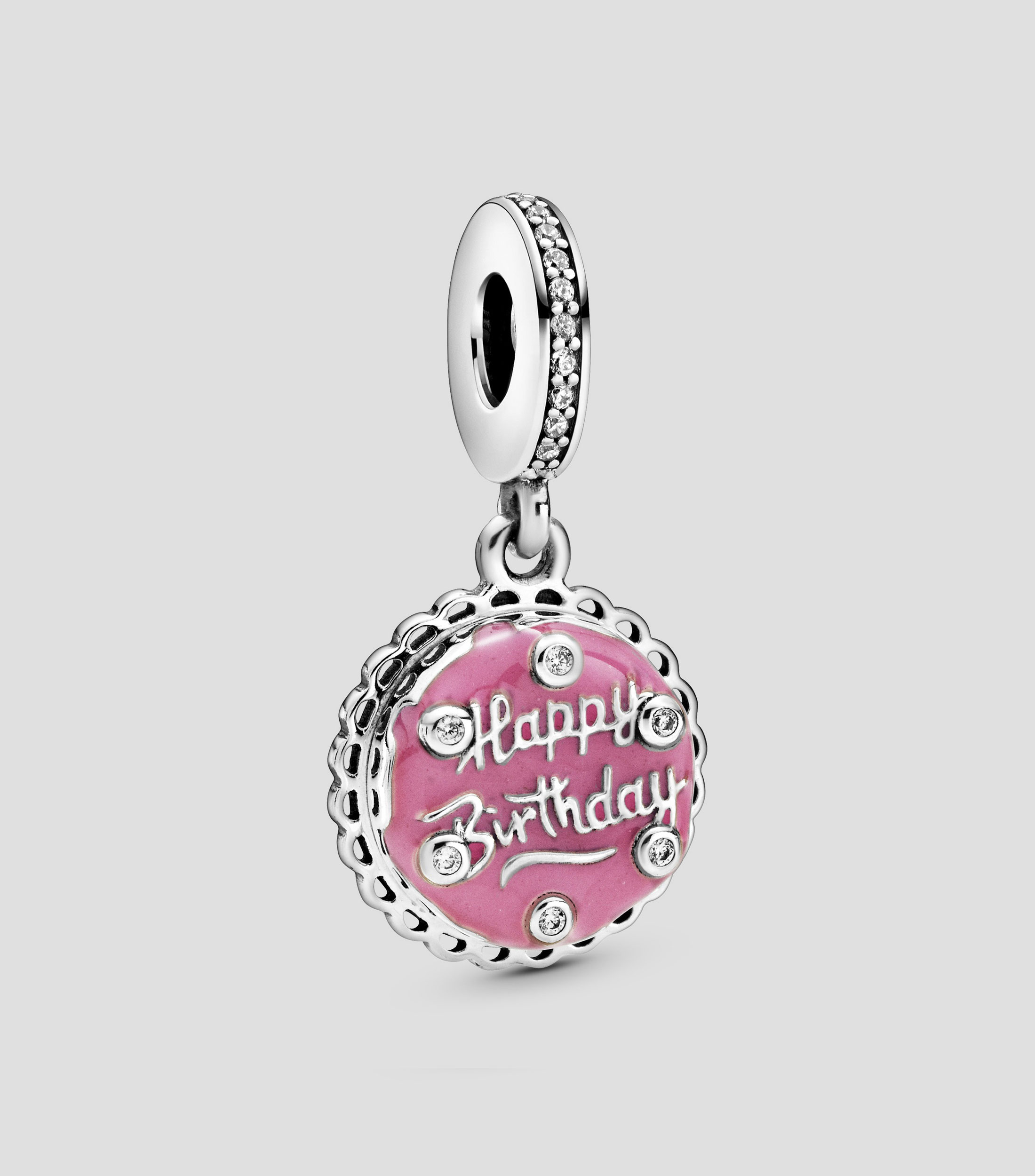 Charm en plata Birthday Cake Mujer