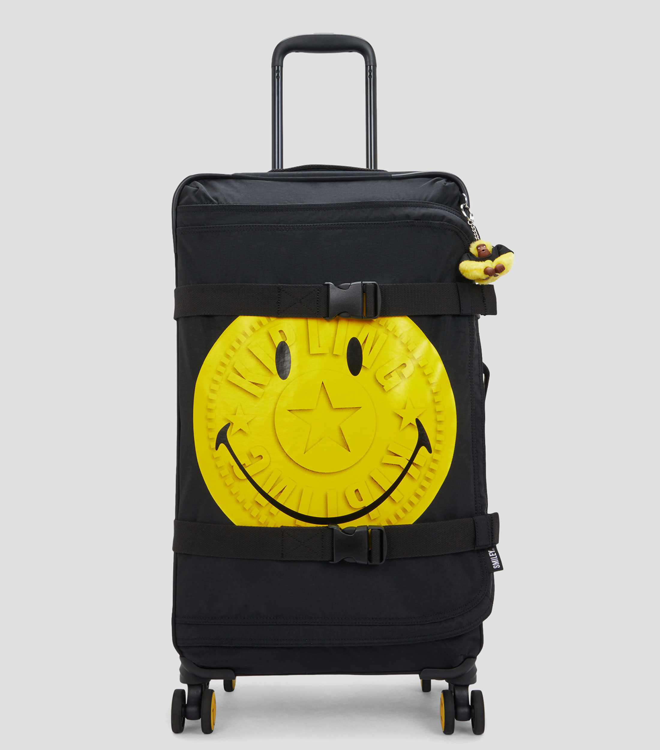 Maleta de viaje Spontaneous Yell Fun negro
