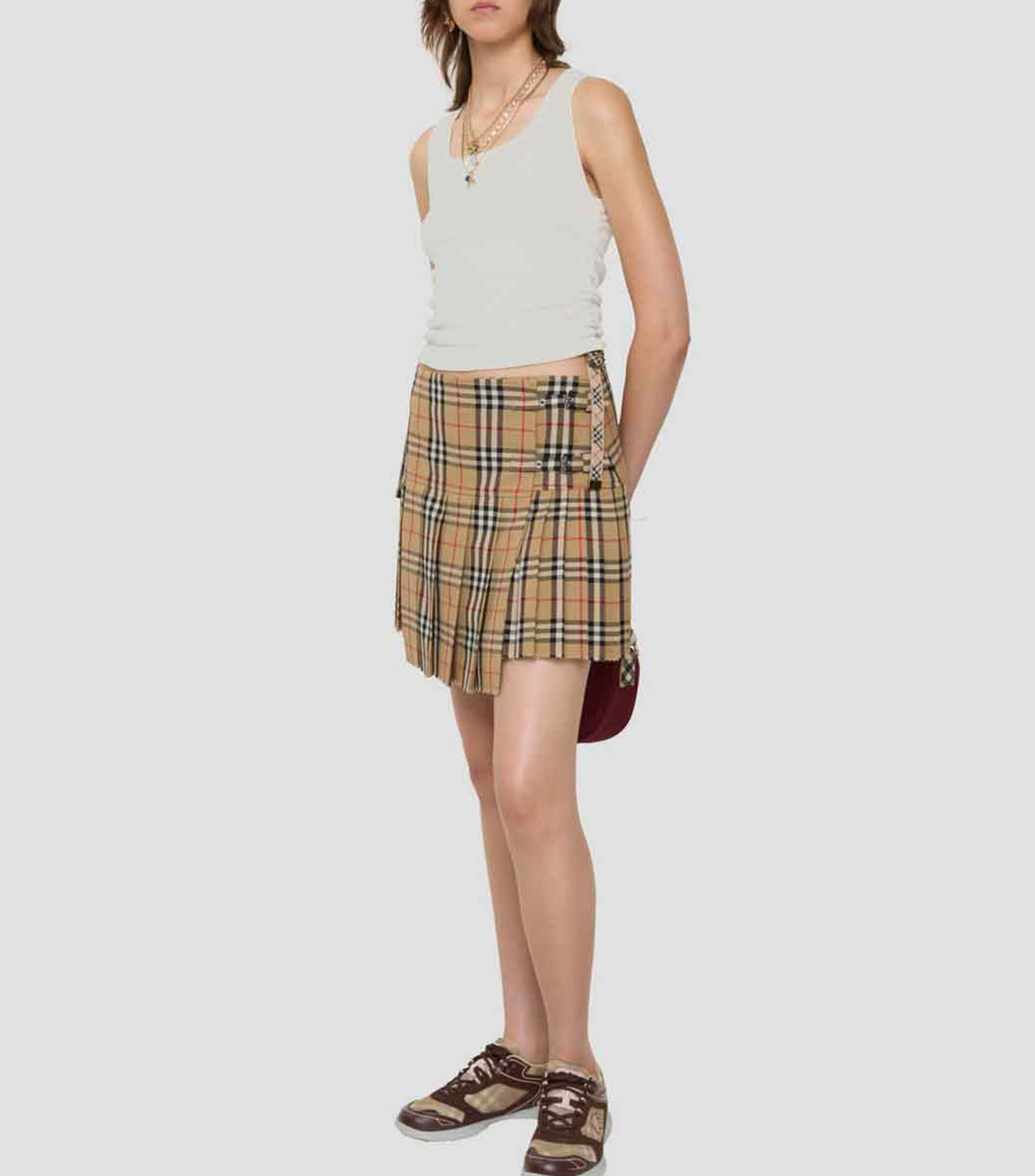 Minifalda Escocesa cuadros Mujer