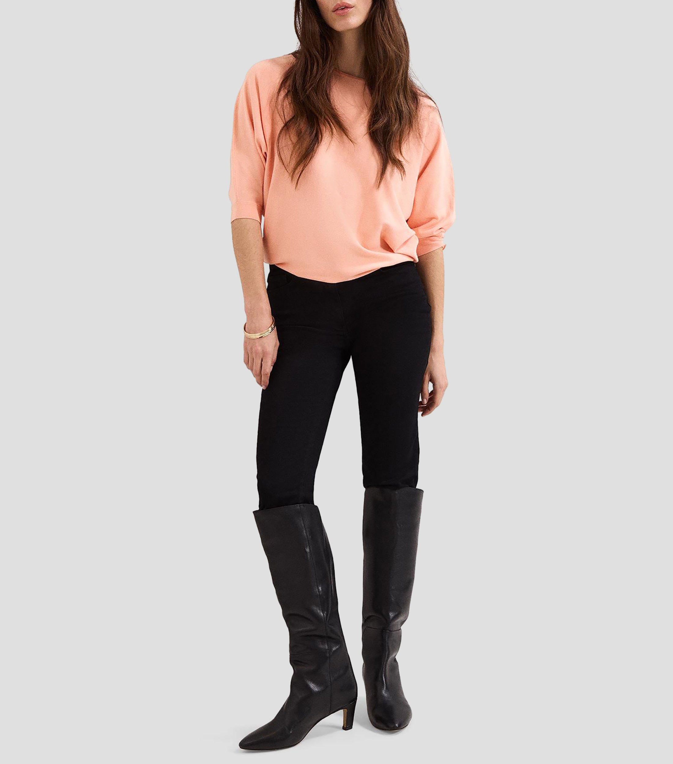 Suéter cuello barco Mujer