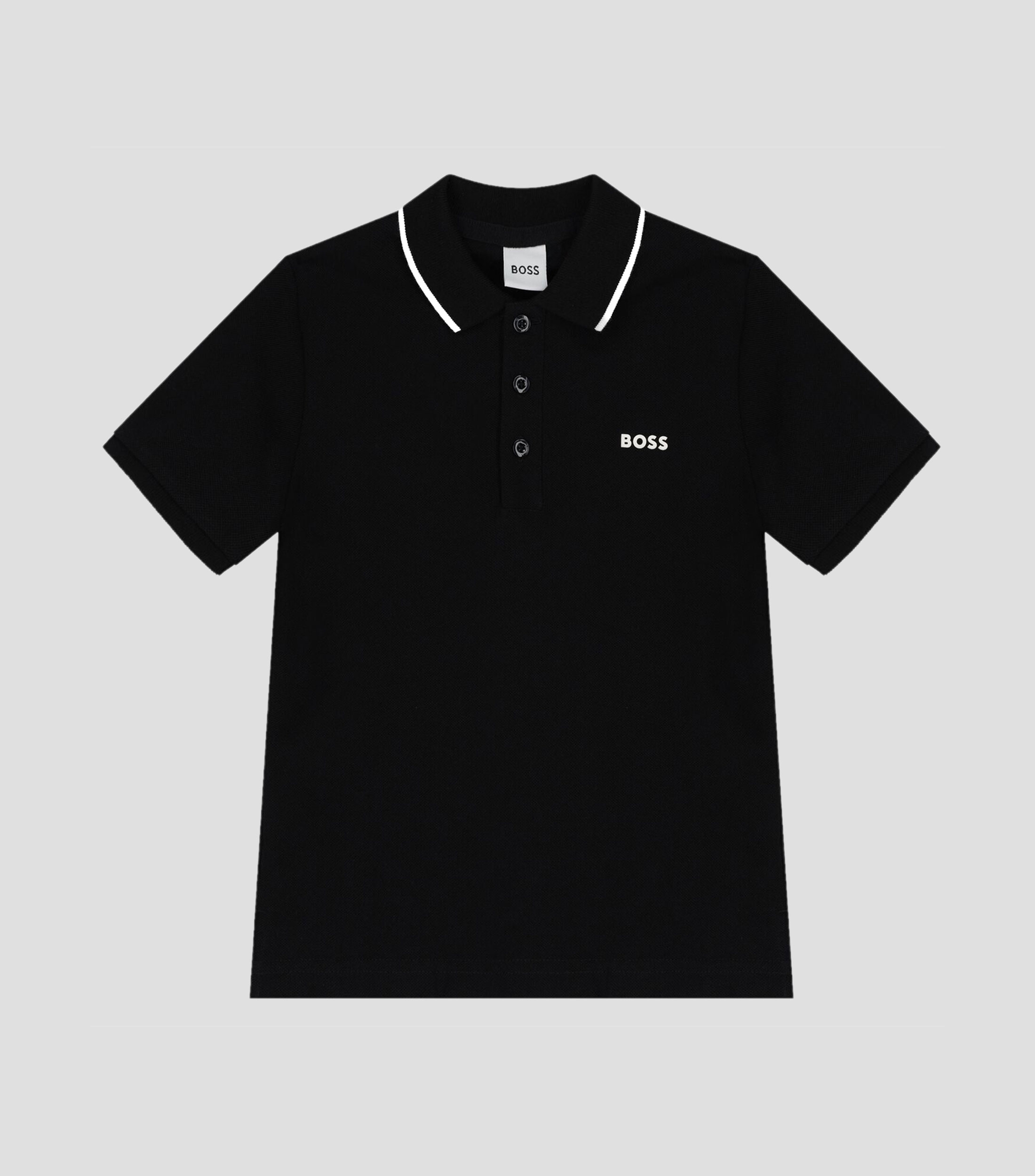 Playera polo manga corta lisa Niño