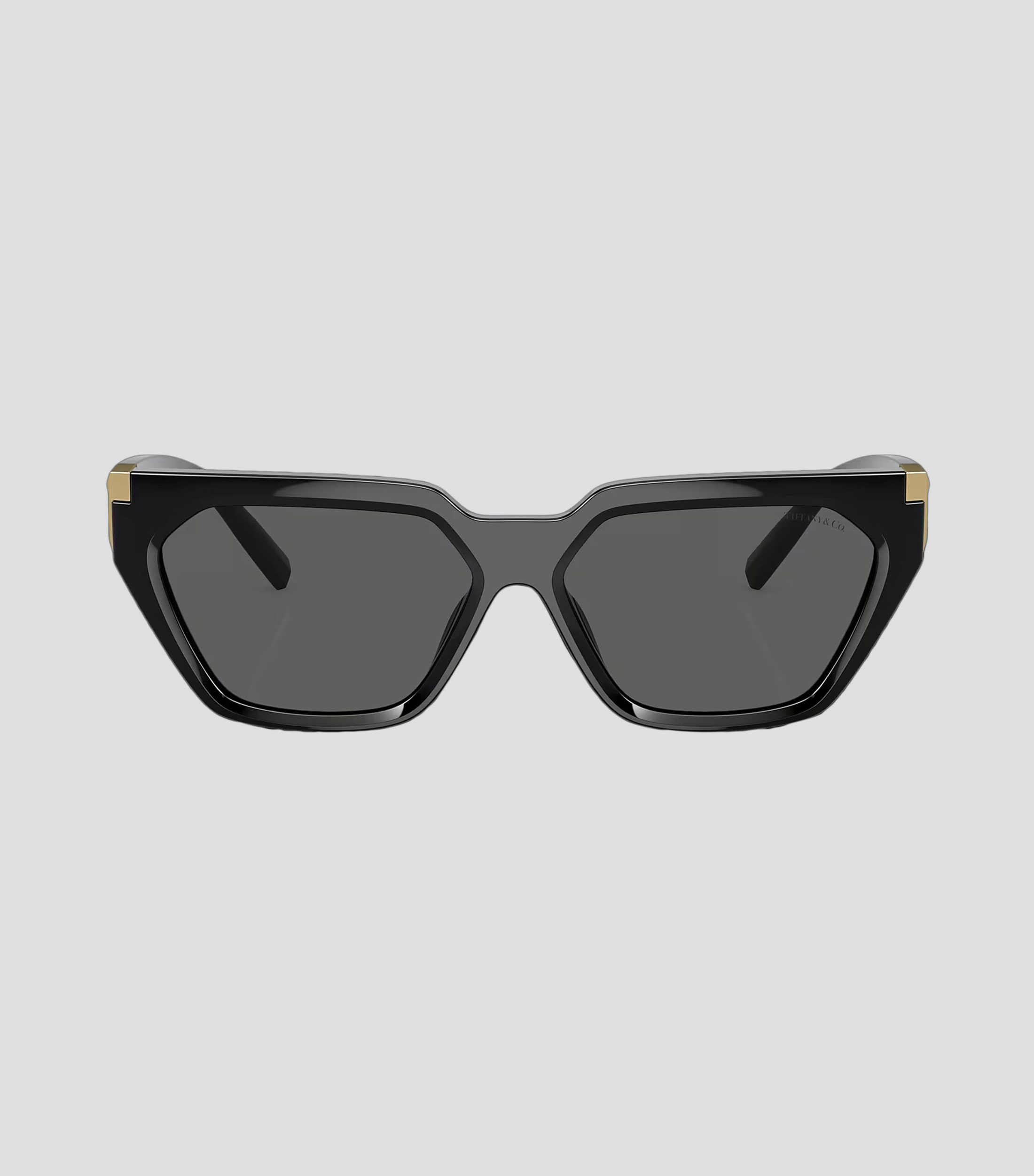 Lentes de sol irregulares negros Mujer