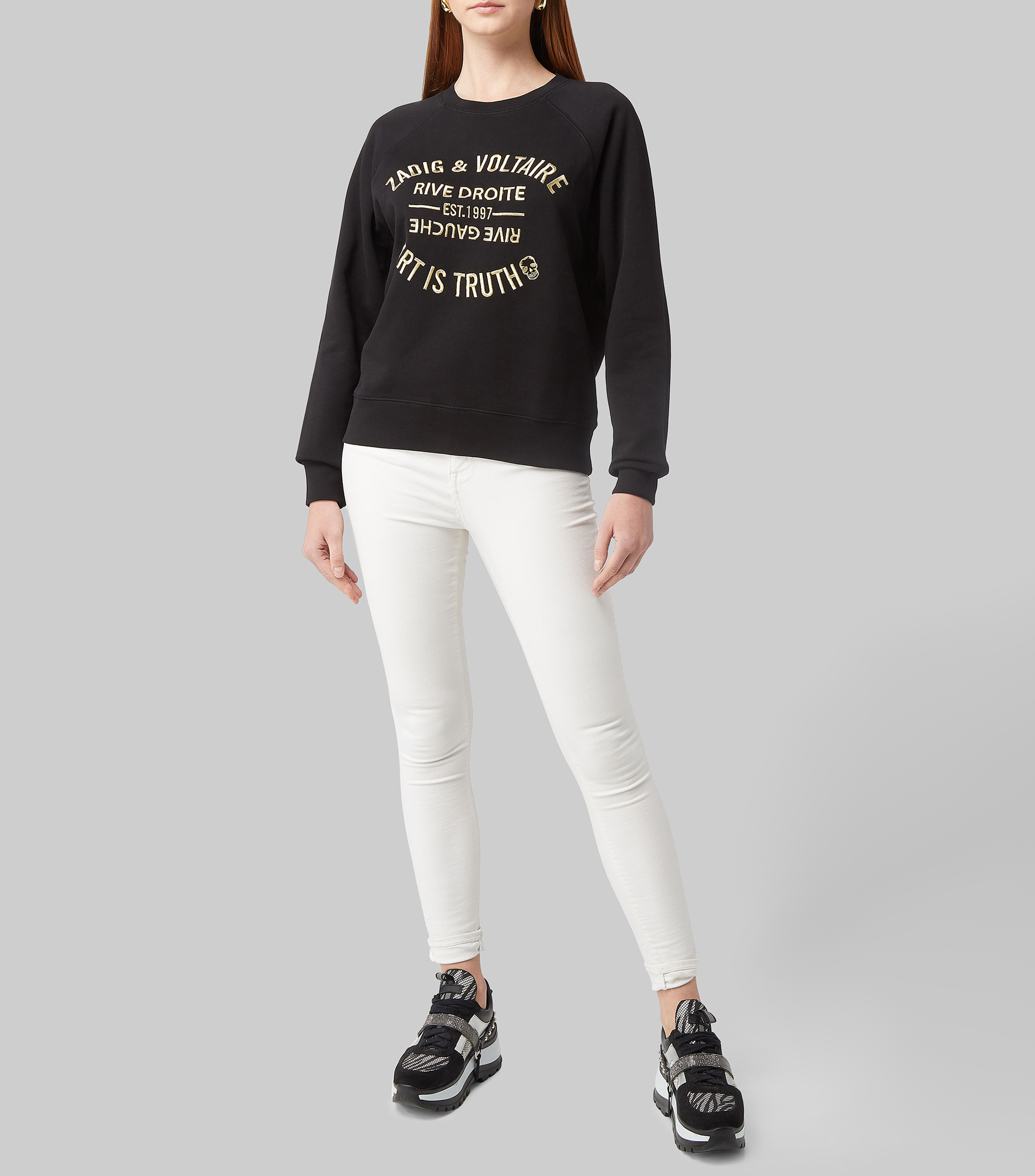 Sudadera con estampado Mujer