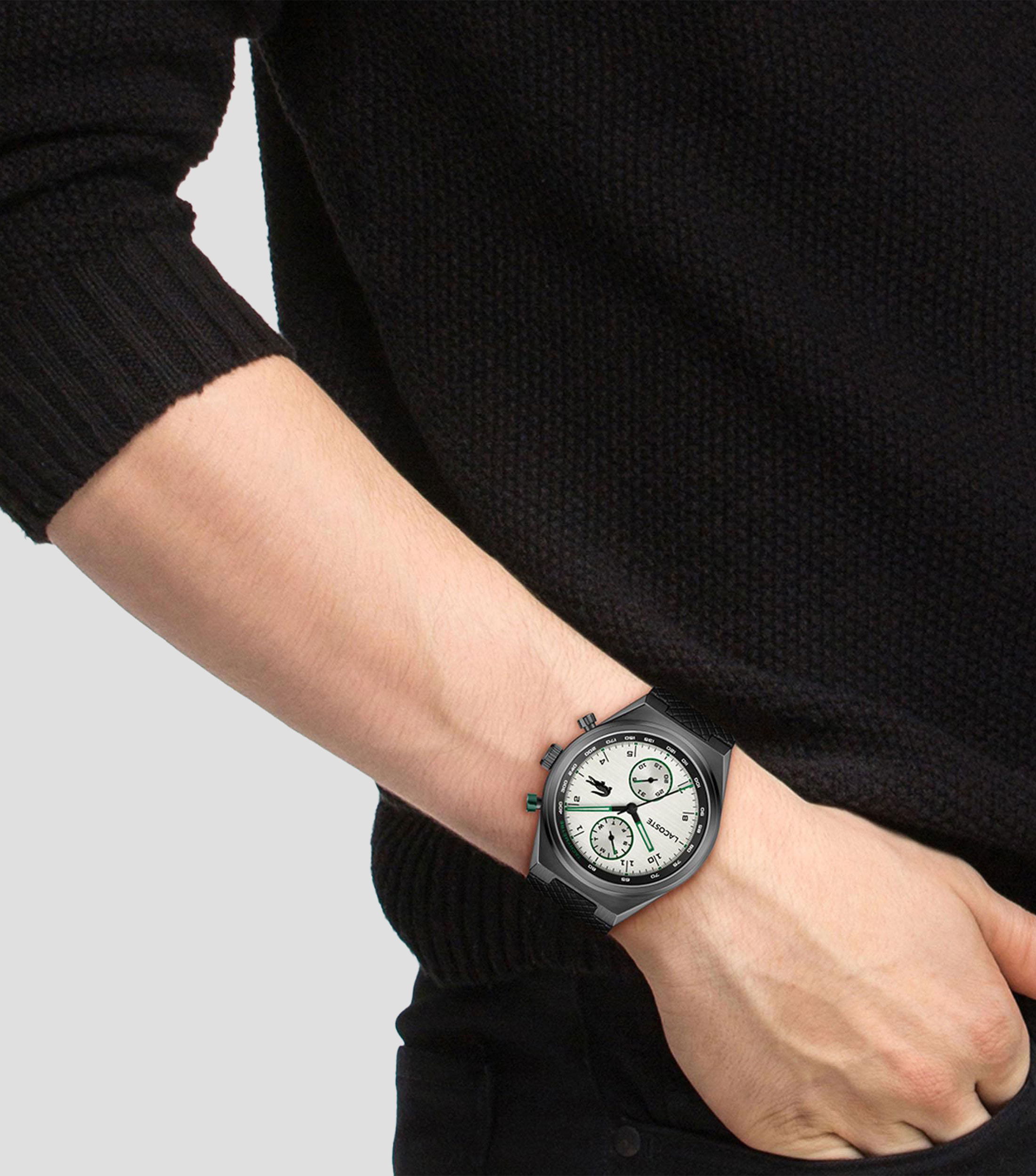 Reloj para hombre Line Racer casual Negro