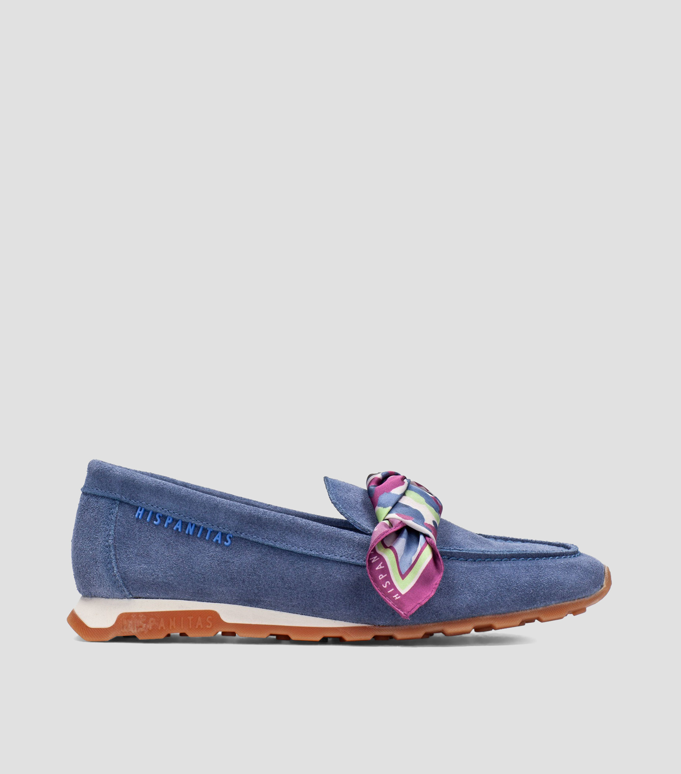 Mocasines Zinnia en piel con moño Mujer