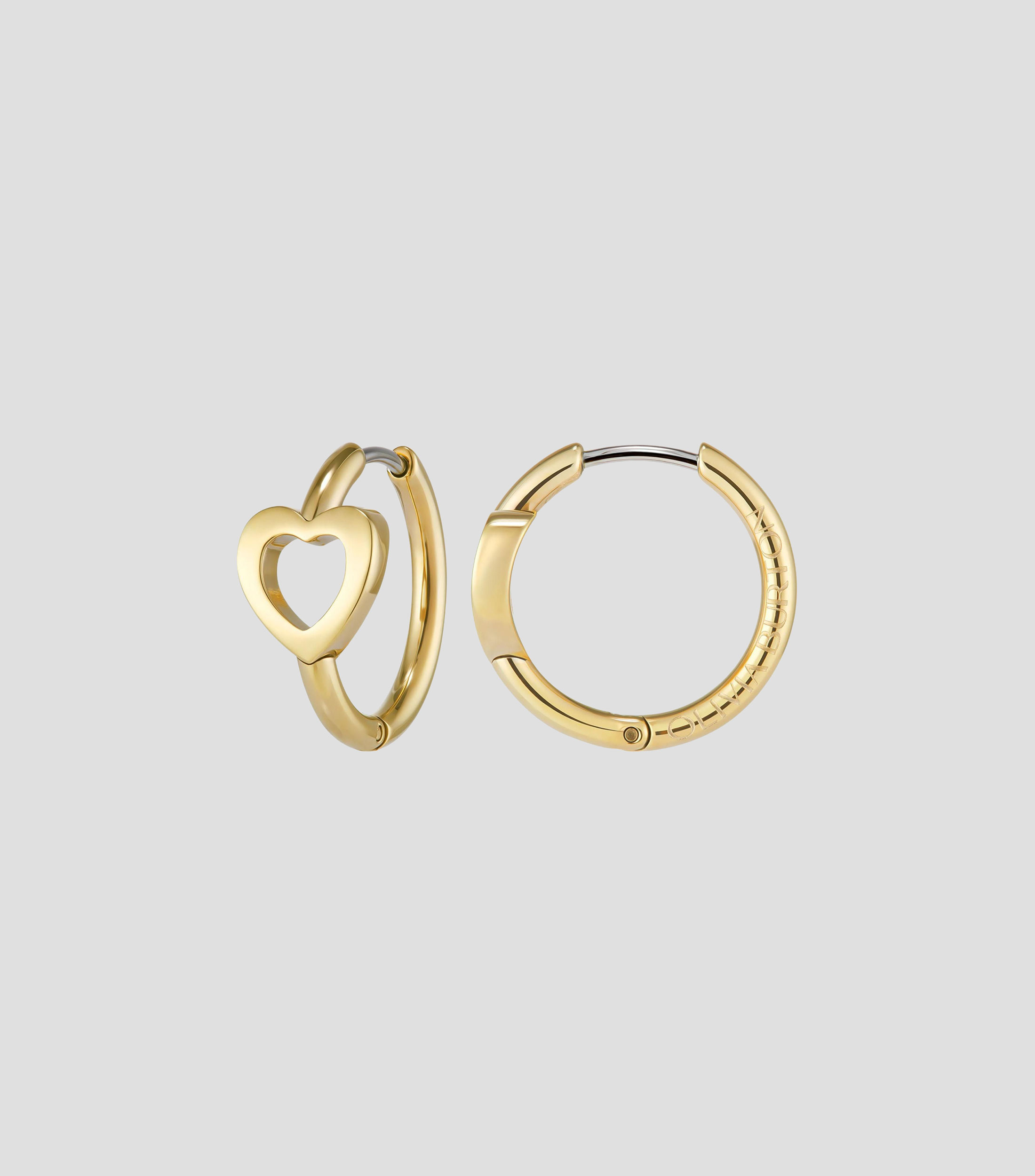 Aretes aro corazón Kindred Interlink Mujer