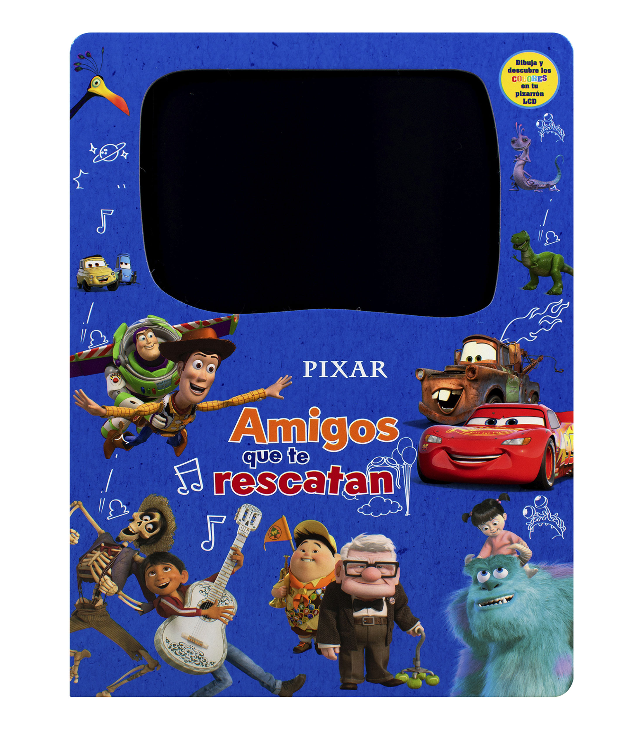 InfantilesLibro con Pizarron Electronico Pixar Amigos que te Rescatan, Koral Books