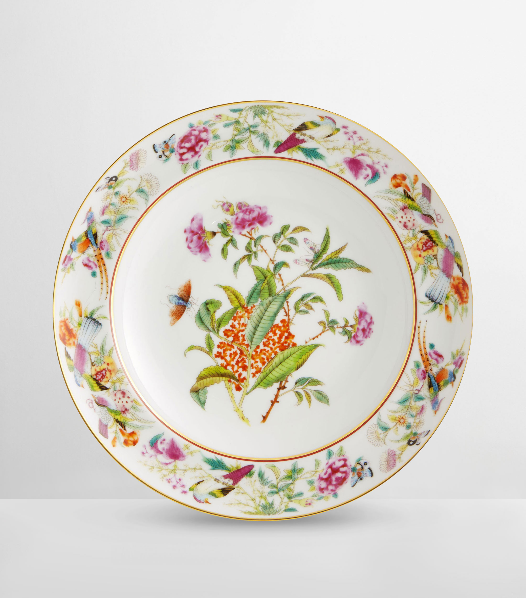 Plato Hondo con Flores Paco Real