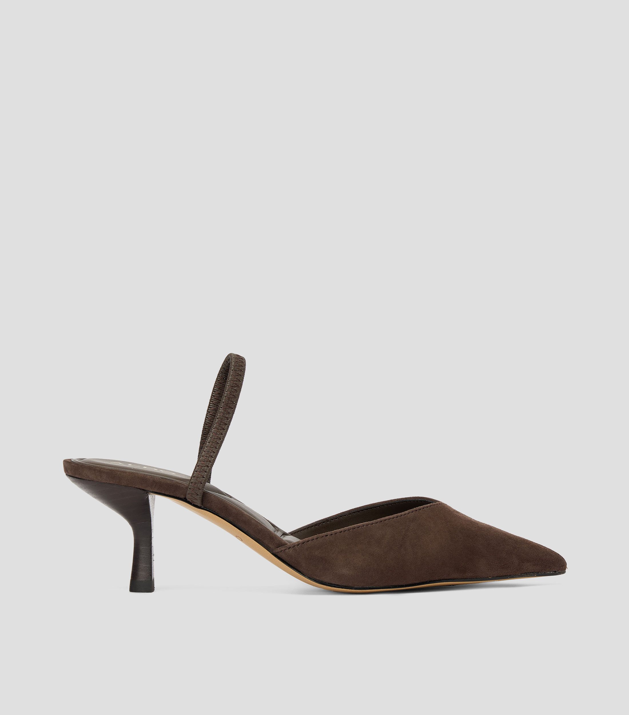 Zapatillas slingback tacón bajo de aguja Re-Olivia Mujer